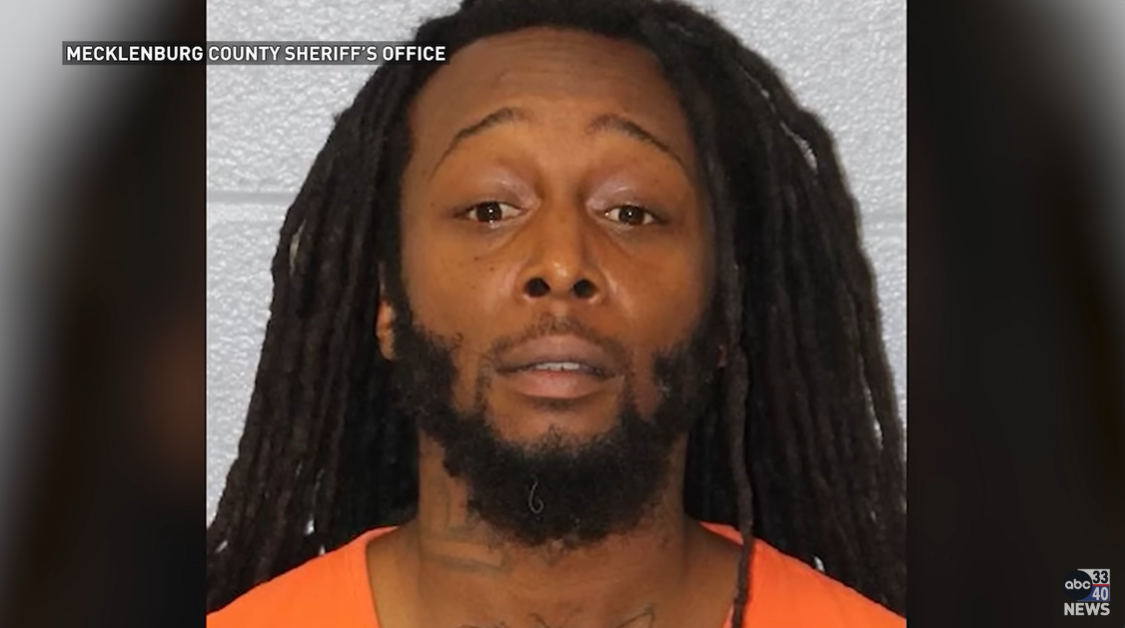 Mugshot of Decarlos Brown released by the Mecklenburg County Sheriff's Office after his arrest, as posted on September 9, 2025 | Source: YouTube/abc3340