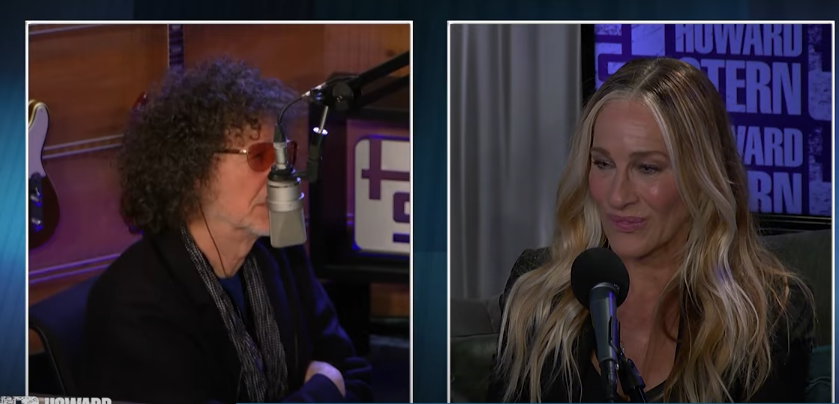 Howard Stern and Sarah Jessica Parker on "The Howard Stern Show" on June 9, 2025 | Source: Youtube/The Howard Stern Show