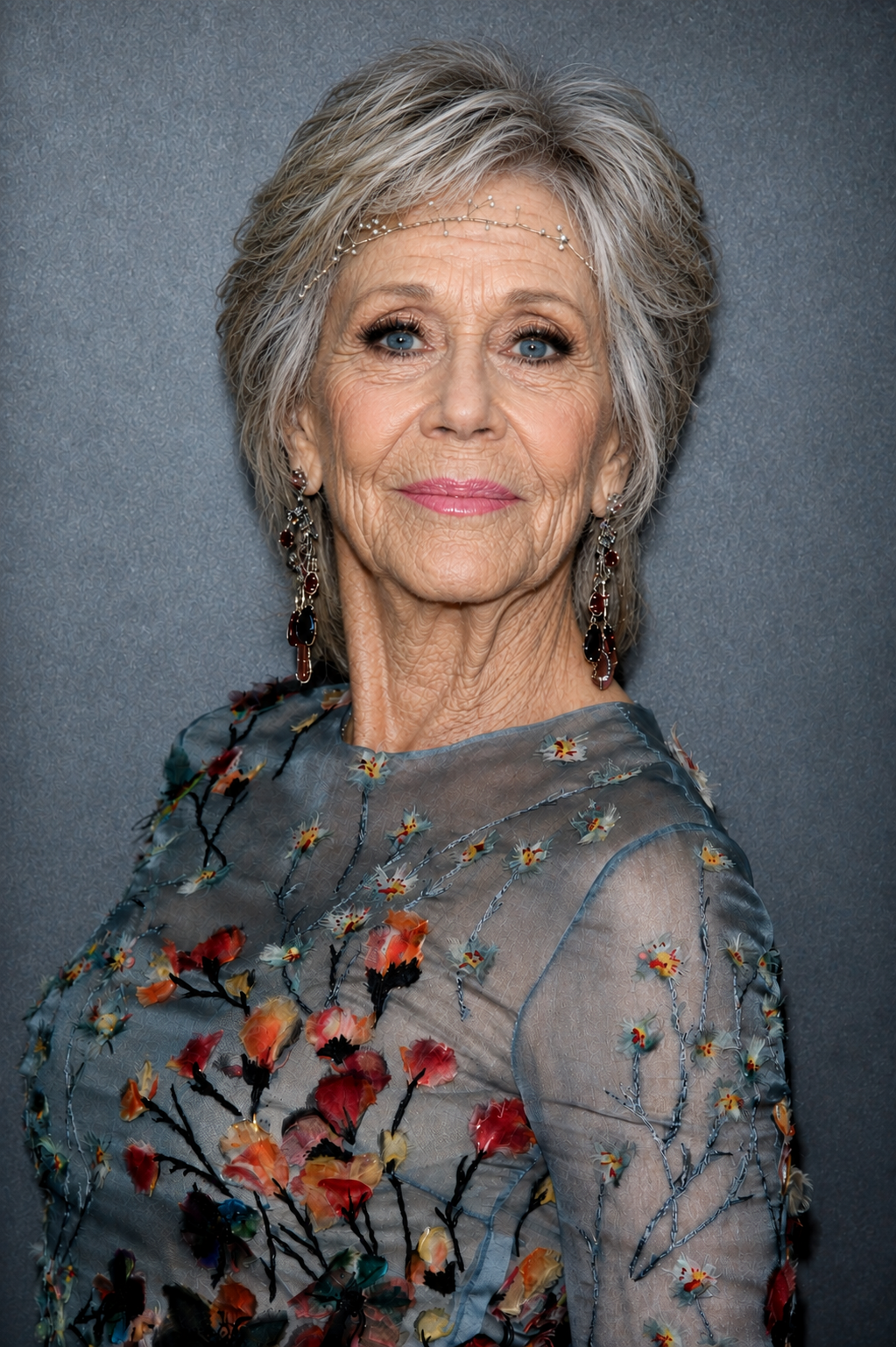 The visualization imagines how natural aging might have shaped Fonda's features while preserving her distinctive look. | Source: ChatGPT