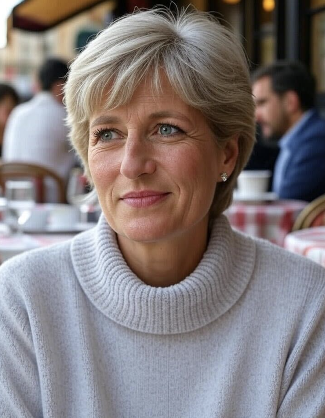 An Al-generated image of what Diana, Princess of Wales, could have looked like today. | Source: Grok