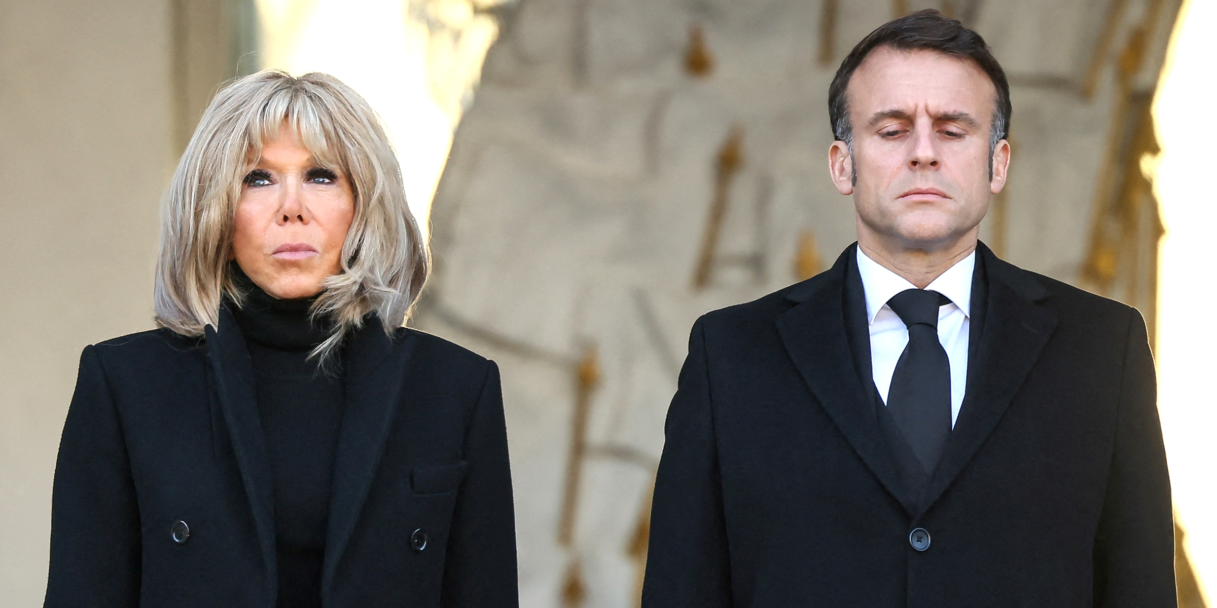 Brigitte Macron and French President Emmanuel Macron. | Source: Getty Images