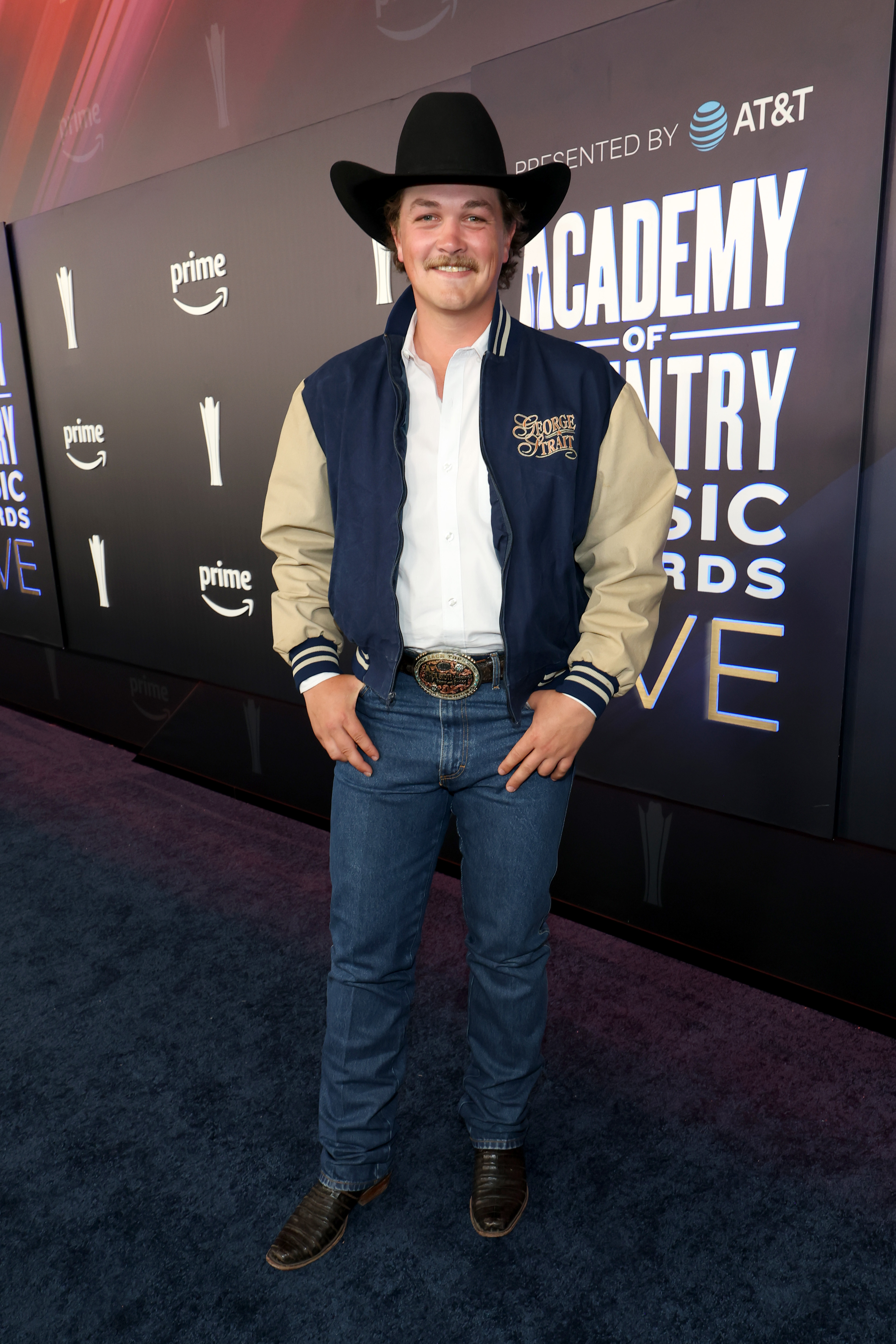 Zach Top arrives for the ACM Awards in Las Vegas on May 17, 2026 | Source: Getty Images