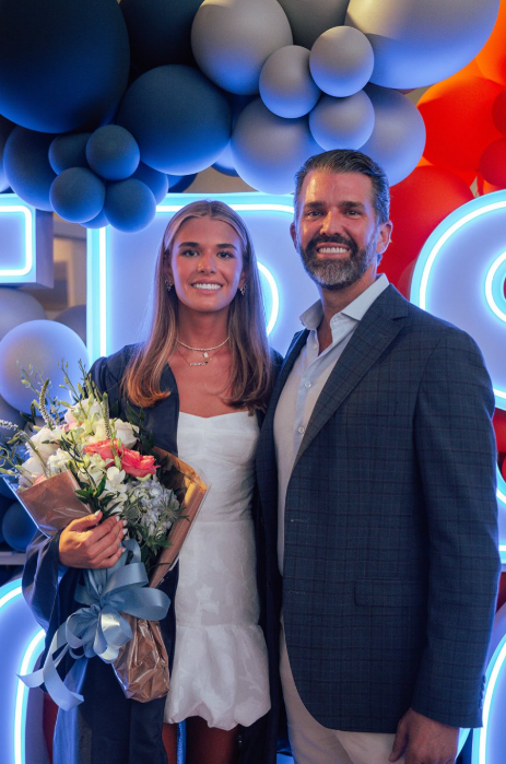 Kai Trump celebrates her graduation with father Donald Trump Jr. | Source: Instagram/kaitrump