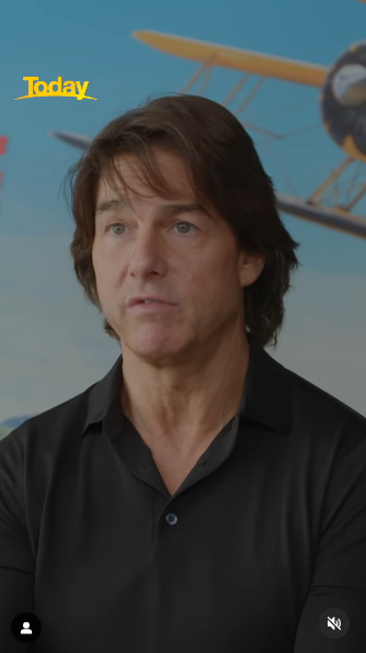Tom Cruise's promoting his upcoming film "Mission Impossible: The Final Reckoning" during a press tour | Source: Instagram/thetodayshow/richardwilkins