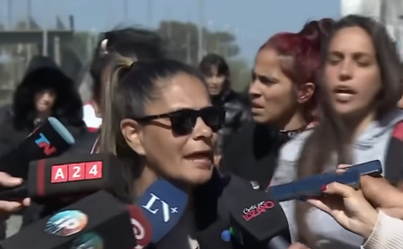 Lara's aunt calls for justice for the crime. | Source: YouTube/Telefe.