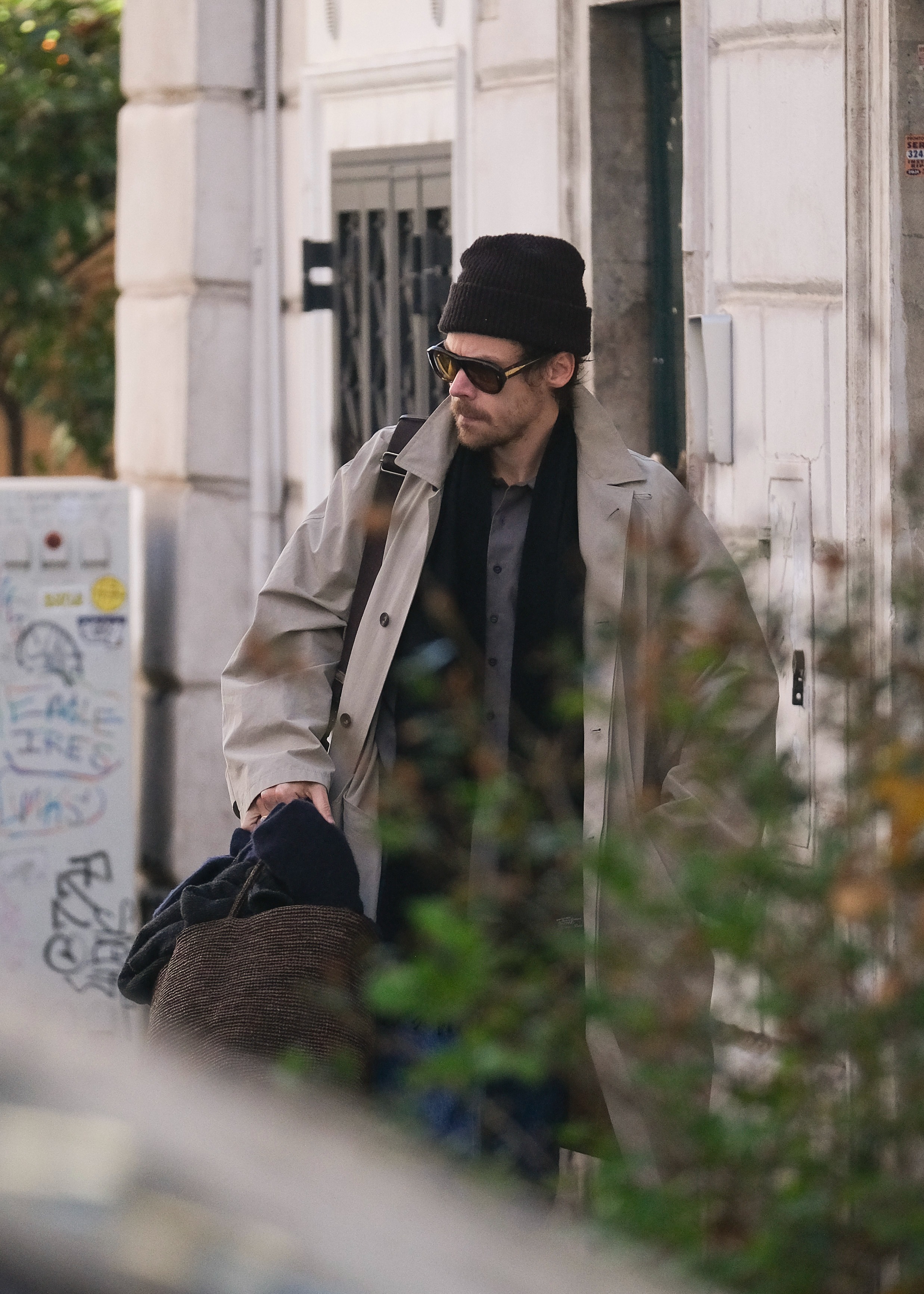 Harry Styles is seen on November 28, 2025, in Rome, Italy | Source: Getty Images