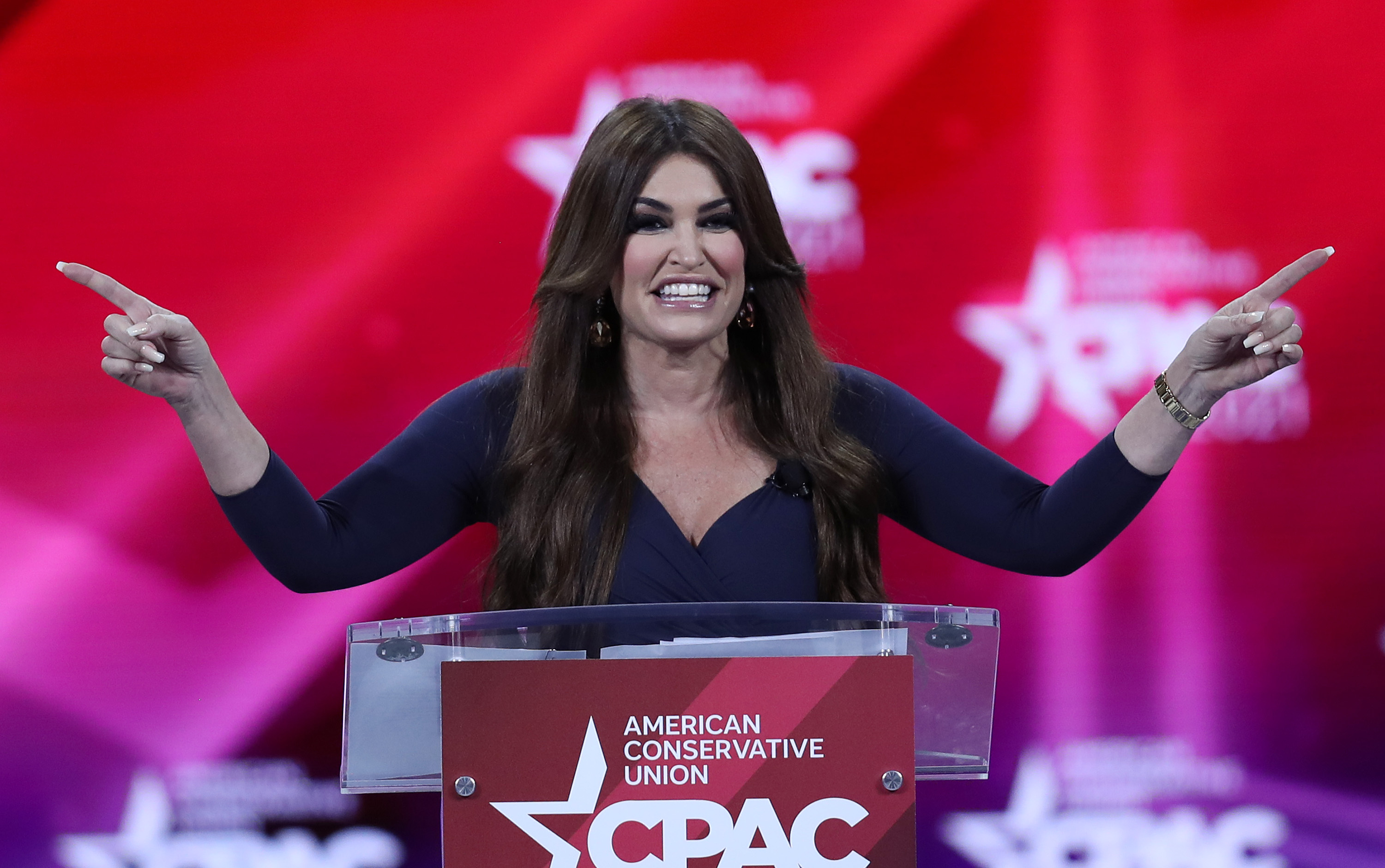 Kimberly Guilfoyle addresses the Conservative Political Action Conference being held at the Hyatt Regency on February 26, 2021, in Orlando, Florida | Source: Getty Images