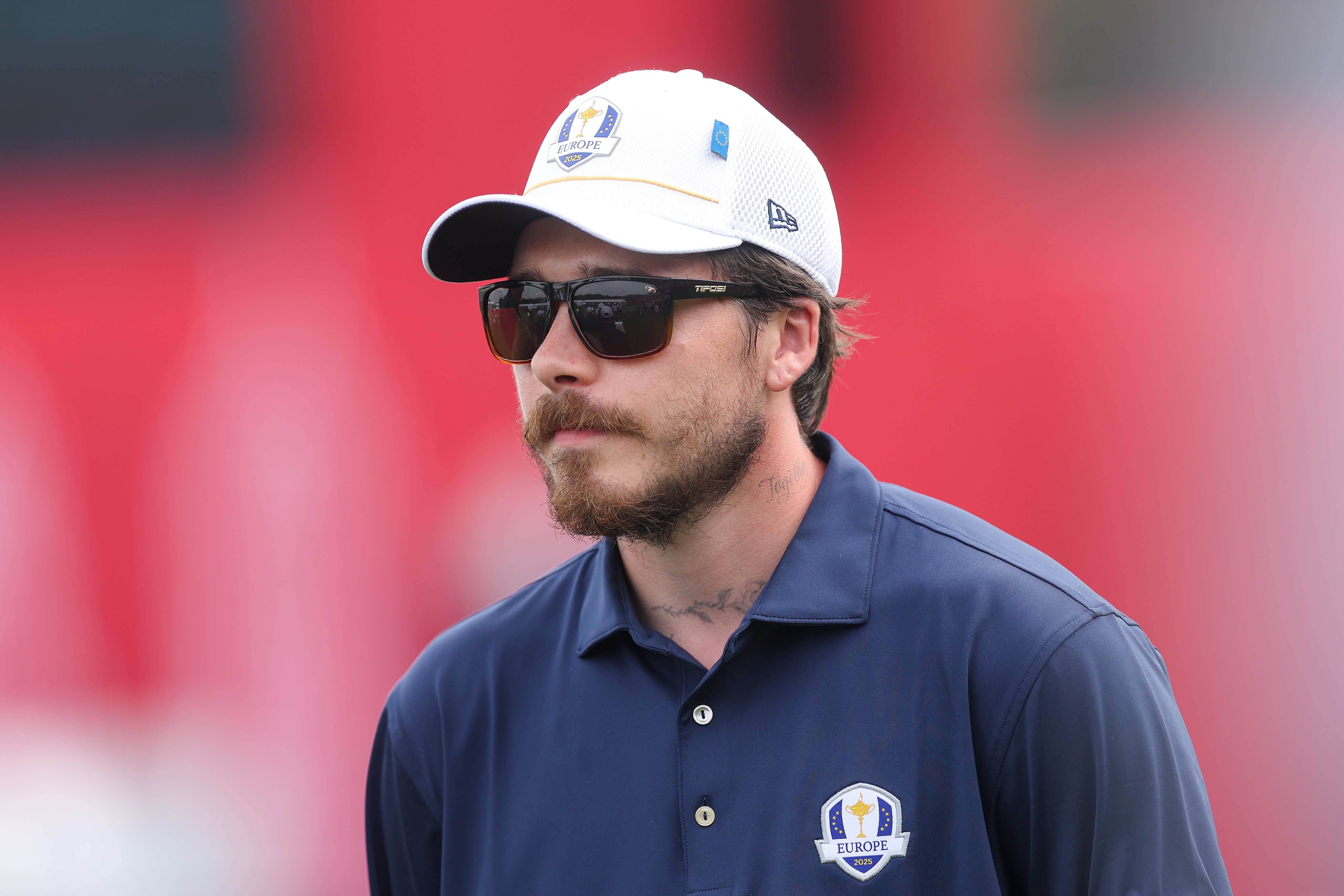 Brooklyn Beckham at the All-Star Match ahead of the Ryder Cup 2025 in Farmingdale, New York. | Source: Getty Images