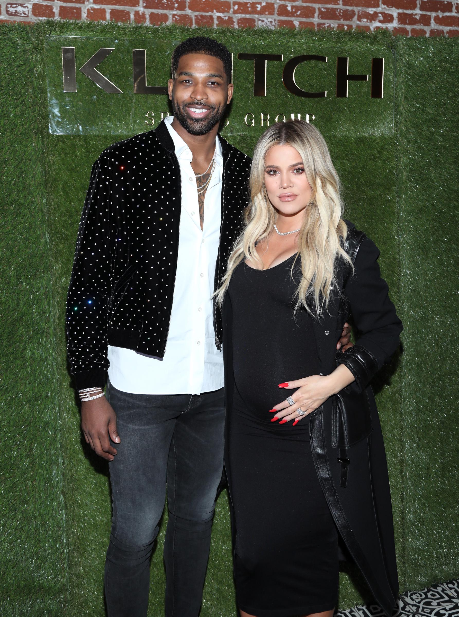 Tristan Thompson and Khloé Kardashian at the Klutch Sports Group's "More Than A Game" Dinner on February 17, 2018, in Los Angeles, California. | Source: Getty Images