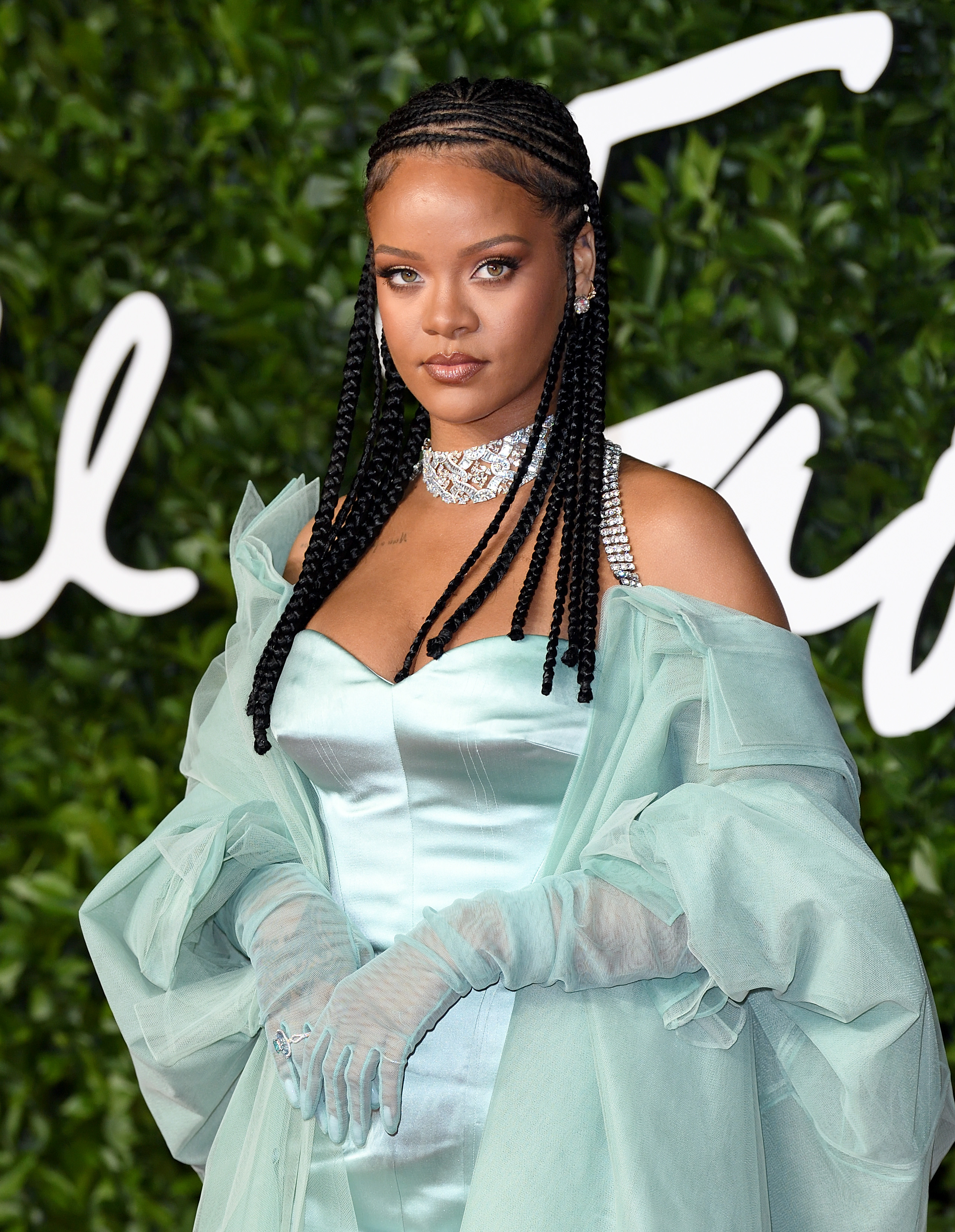 Rihanna attends The Fashion Awards 2019 at the Royal Albert Hall on December 2, 2019, in London, England.