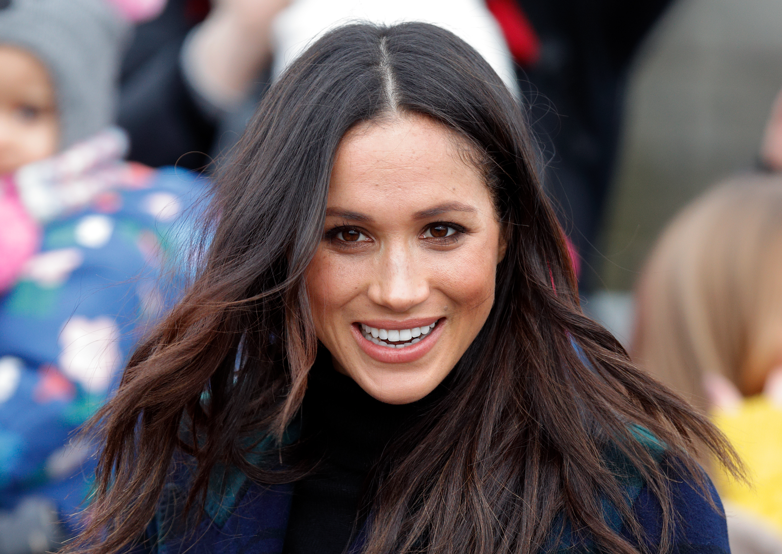 Meghan Markle on February 13, 2018, in Edinburgh, Scotland | Source: Getty Images