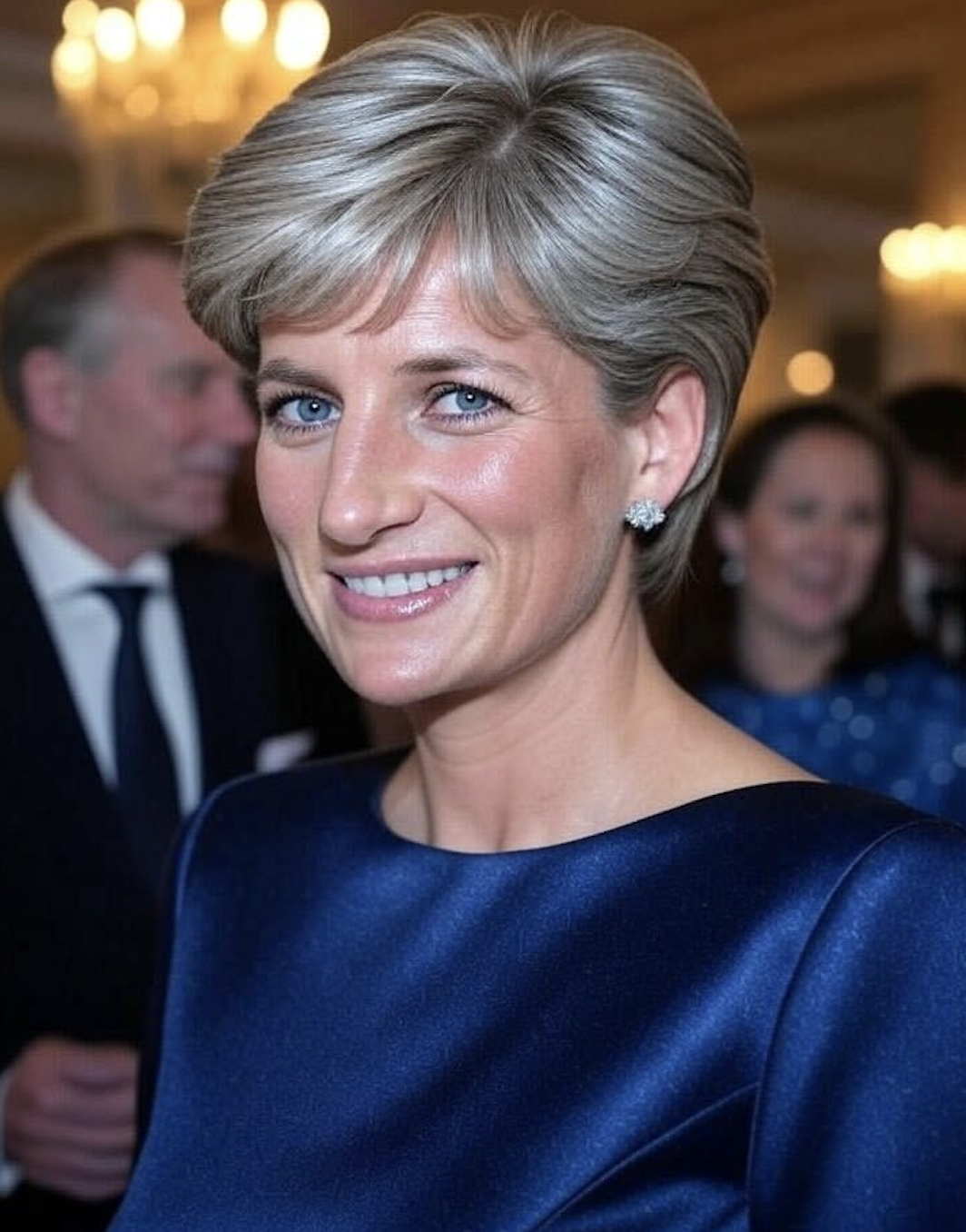 An Al-generated image of what Diana, Princess of Wales, could have looked like today. | Source: Grok