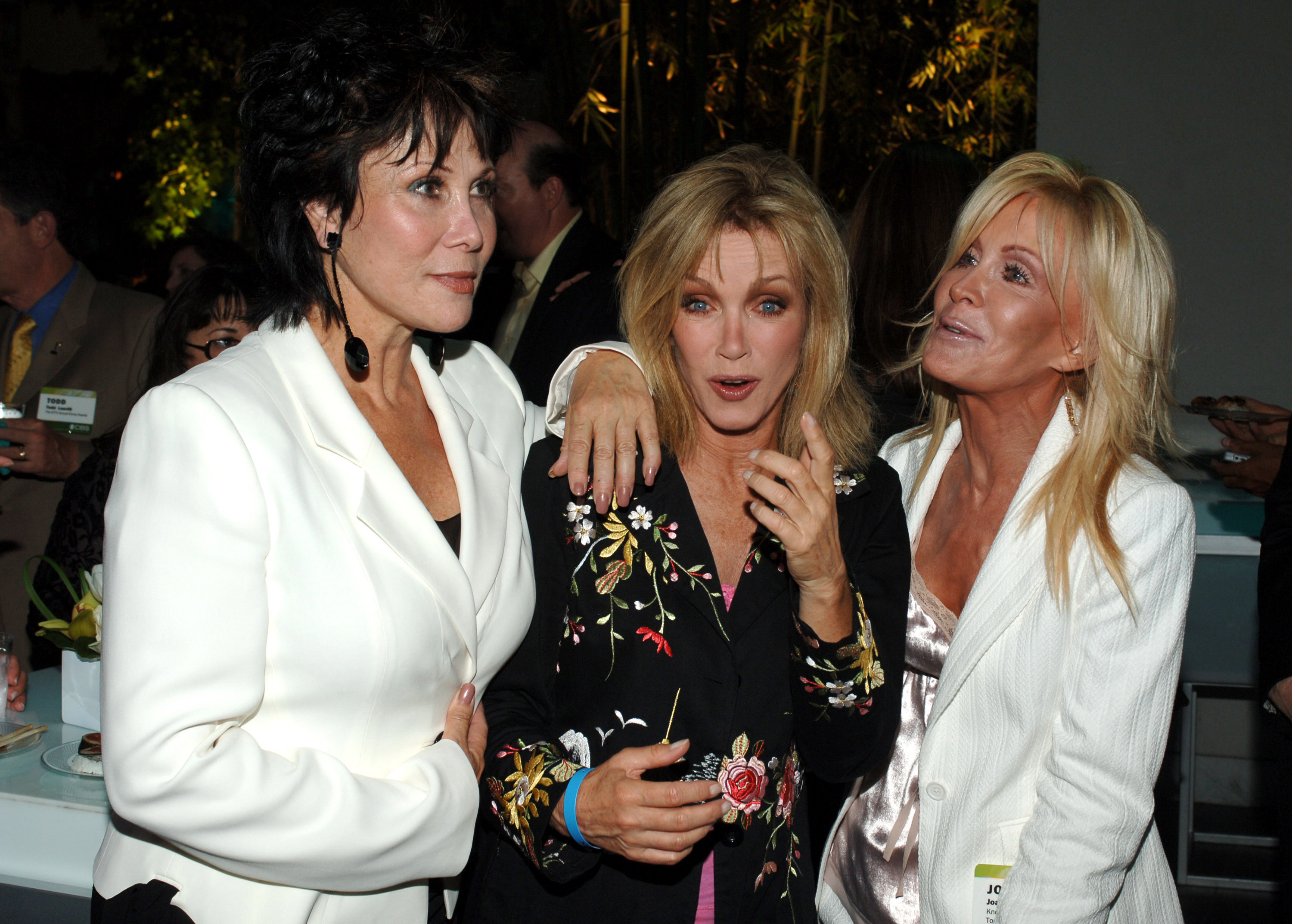 Joan Van Ark reunited with her Knots Landing co-stars Michele Lee and Donna Mills years after the series ended, celebrating the enduring friendships and legacy they built together on and off the screen. | Source: Getty Images