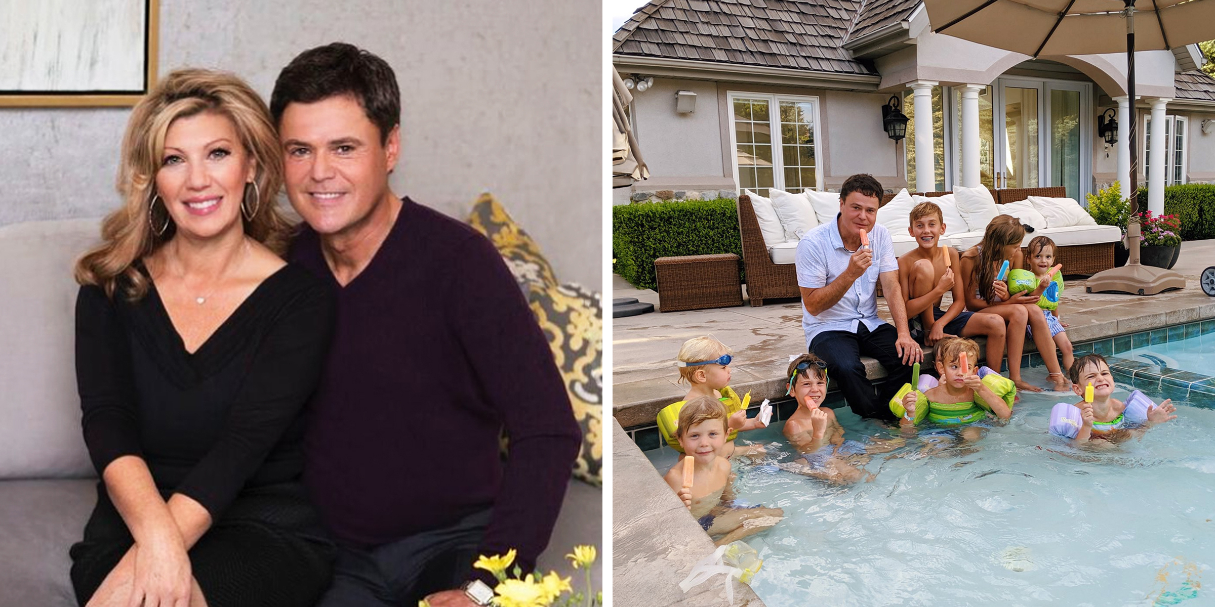 Donny Osmond and his wife Debbie | Source: Instagram.com/donnyosmond | Twitter.com/donnyosmond