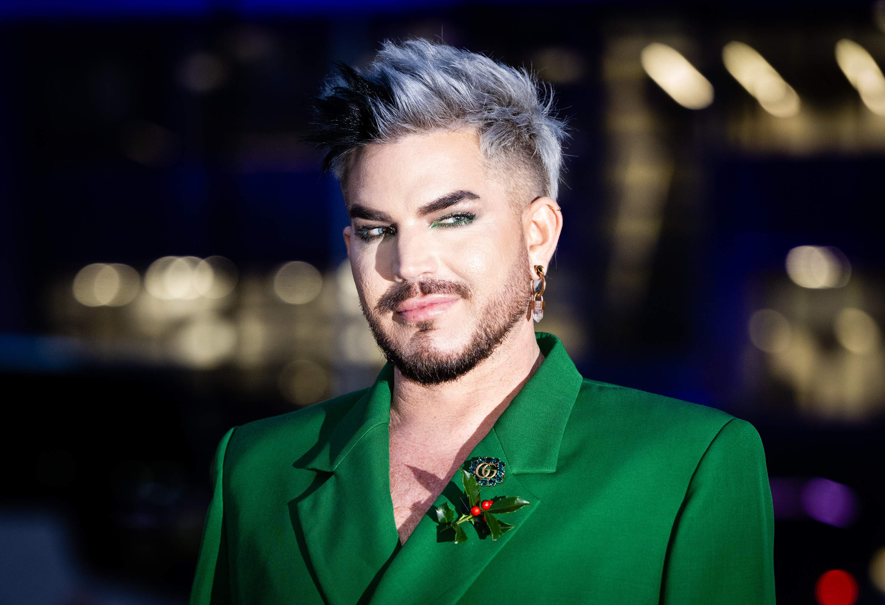 Adam Lambert at The "Together at Christmas" Carol Service on December 8, 2023, in London, England. | Source: Getty Images
