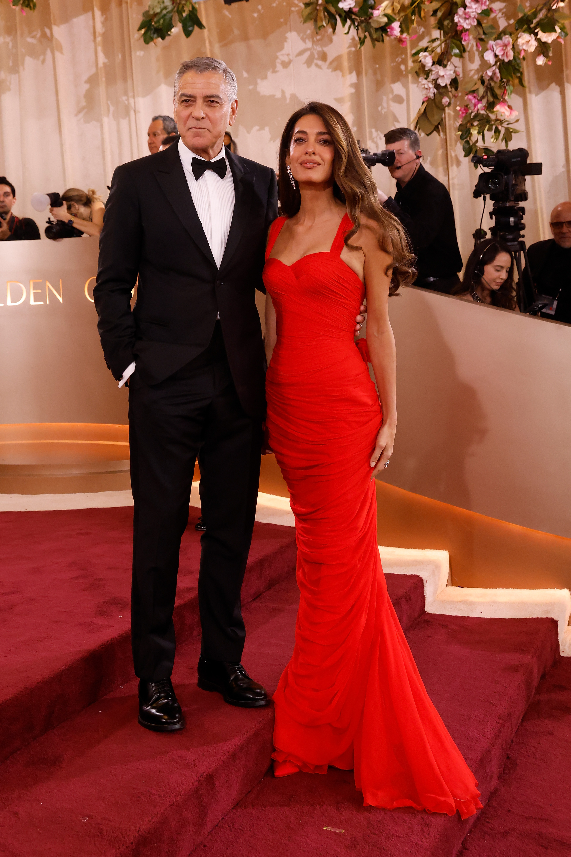 George Clooney and Amal Clooney attend the 83rd annual Golden Globe Awards at The Beverly Hilton on January 11, 2026 in California. | Source: Getty Images