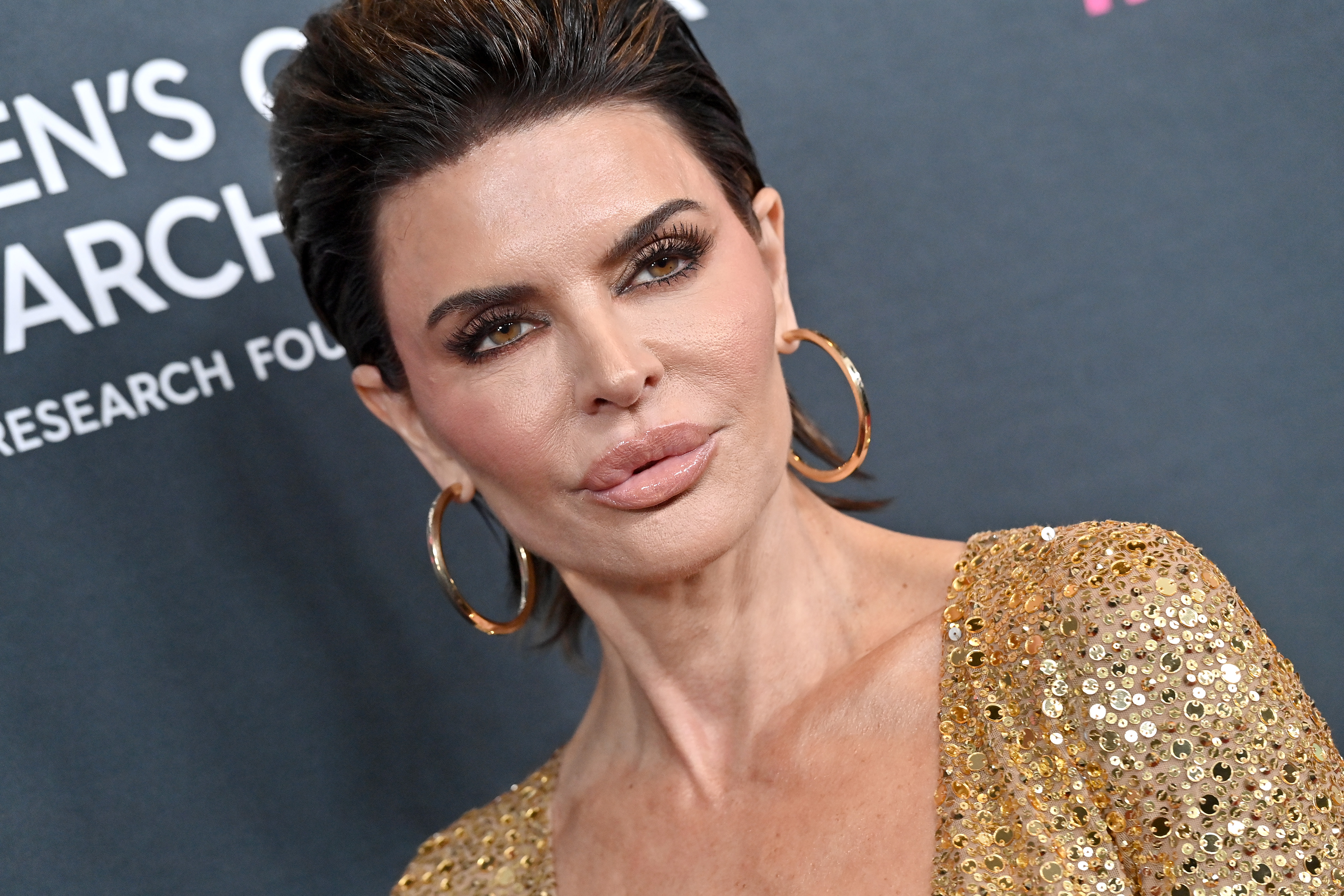 Lisa Rinna at the Women's Cancer Research Fund's An Unforgettable Evening Benefit Gala in Beverly Hills, California on March 16, 2023. | Source: Getty Images