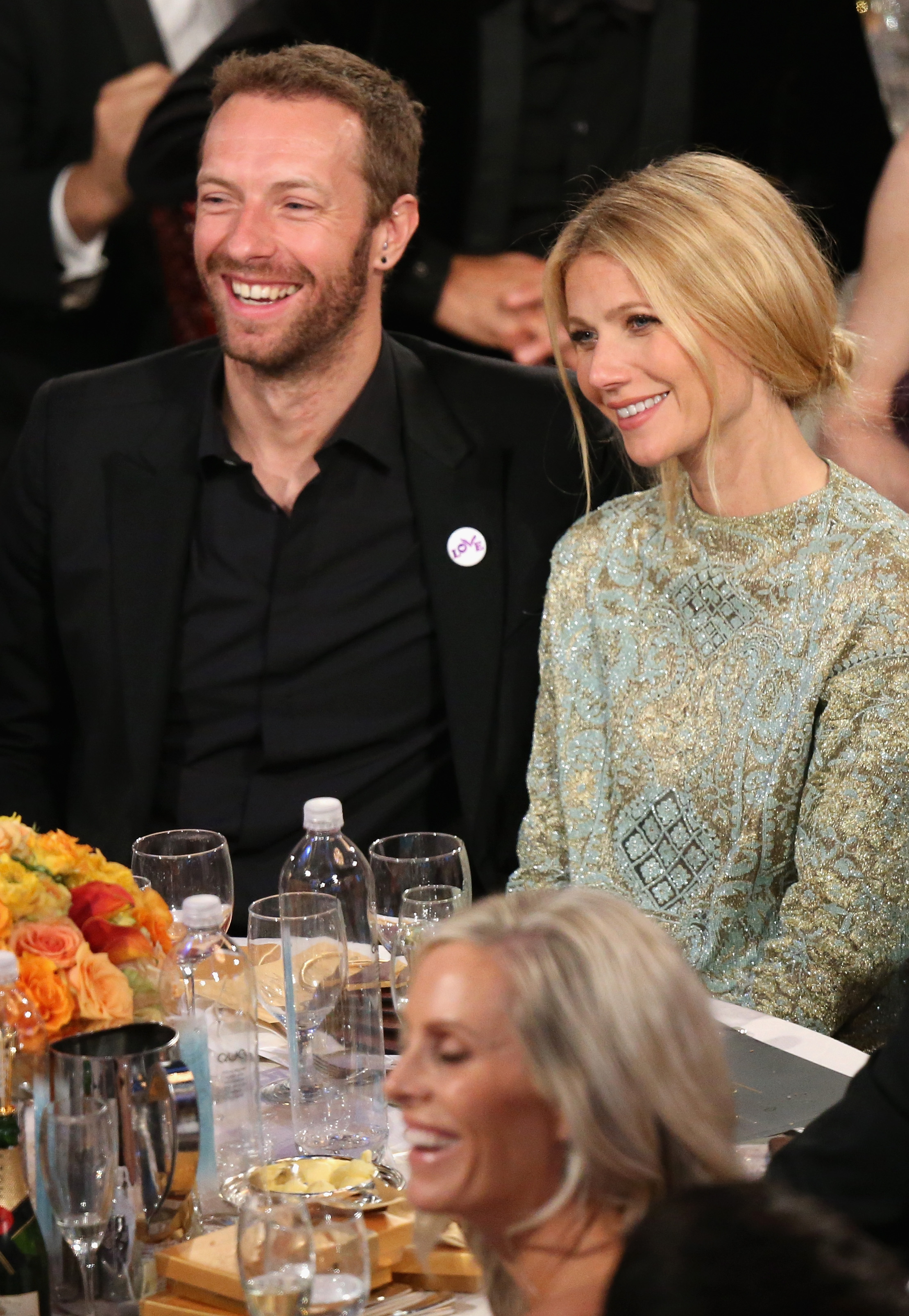 Chris Martin and Gwyneth Paltrow at the 71st Annual Golden Globe Awards on January 12, 2014. | Source: Getty Images