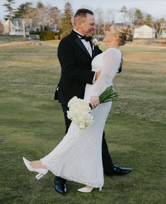 Nicholas Riccio and Karoline Leavitt pose during their wedding, dated March 17, 2025 | Source: Instagram/karolineleavitt