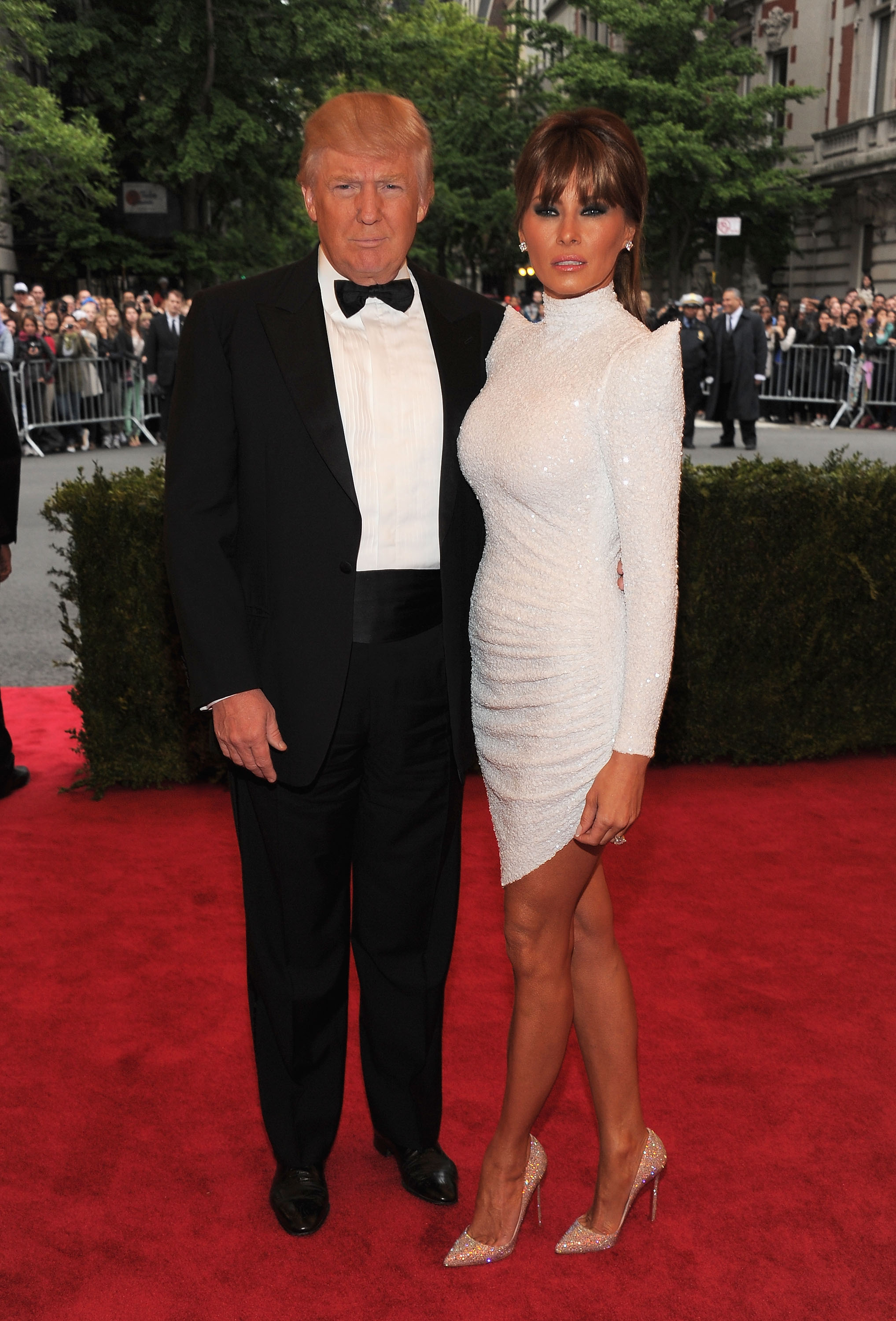 Donald and Melania Trump at the "Schiaparelli And Prada: Impossible Conversations" Costume Institute Gala in New York City on May 7, 2012. | Source: Getty Images