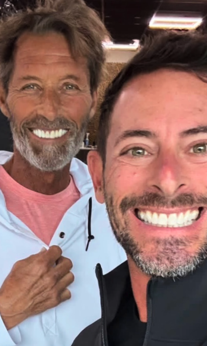 Duguay shows a restored smile in a close-up photograph beside the same man. Thomas thanked Dr. Olitsky for helping repair his teeth and veneers after the fall, giving her father something to smile about during a difficult period. | Source: Instagram/mrs__shay