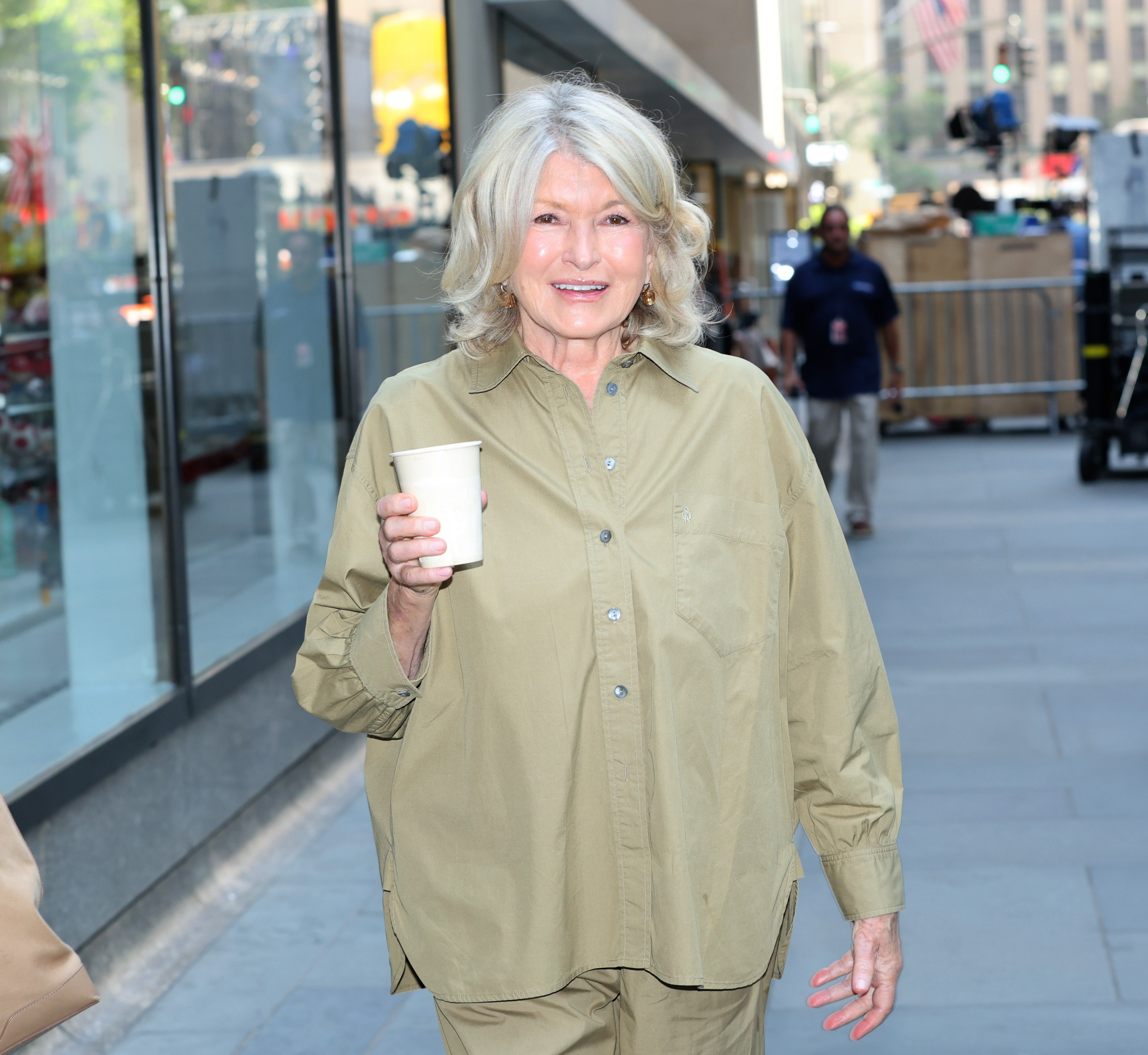 Martha Stewart is seen at the "Today" show on July 15, 2026 in New York City. | Source: Getty Images