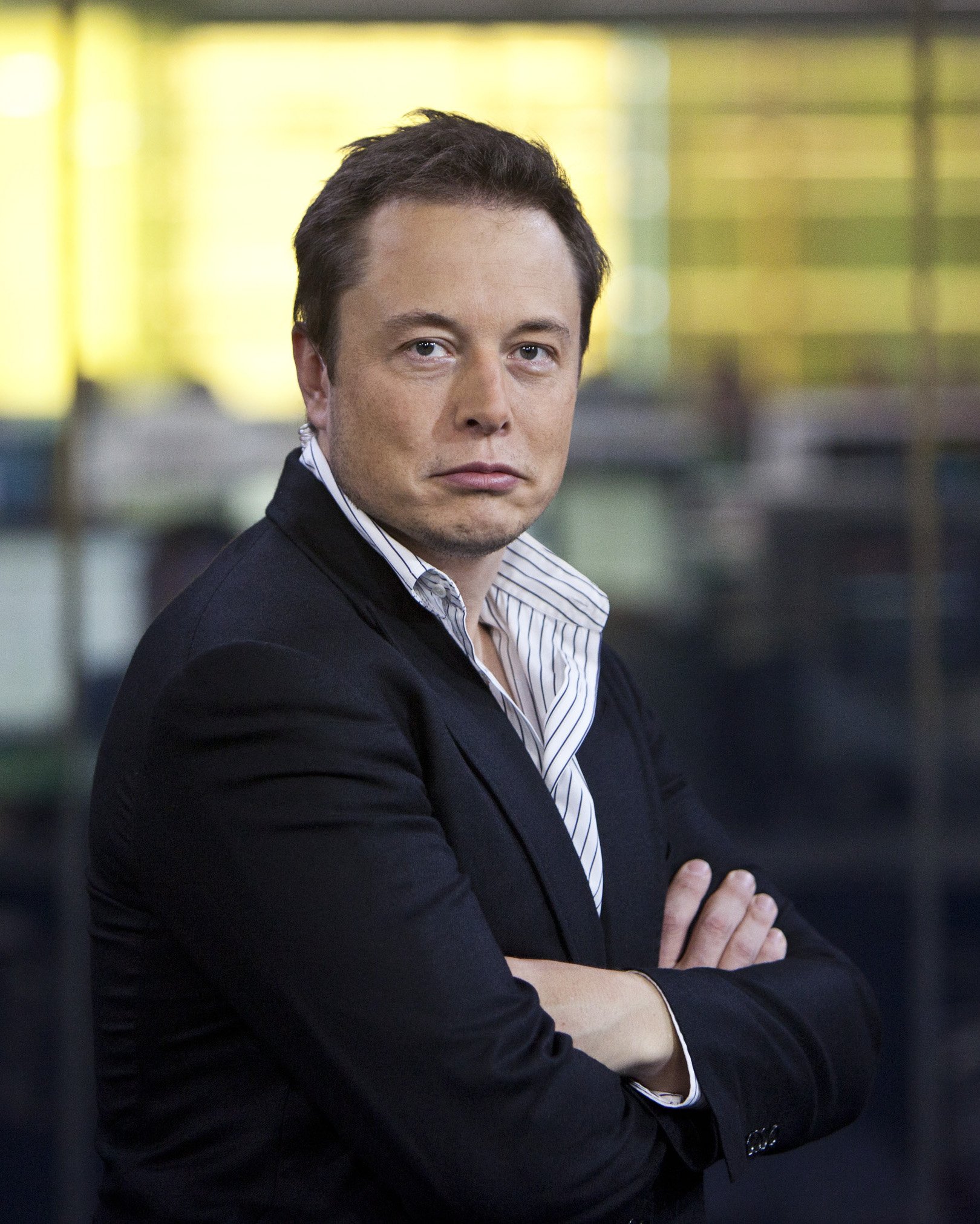 Elon Musk, poses for a photograph during a break in a Bloomberg Television interview in New York, U.S., on Friday, Sept. 21, 2012. | Source: Getty Images
