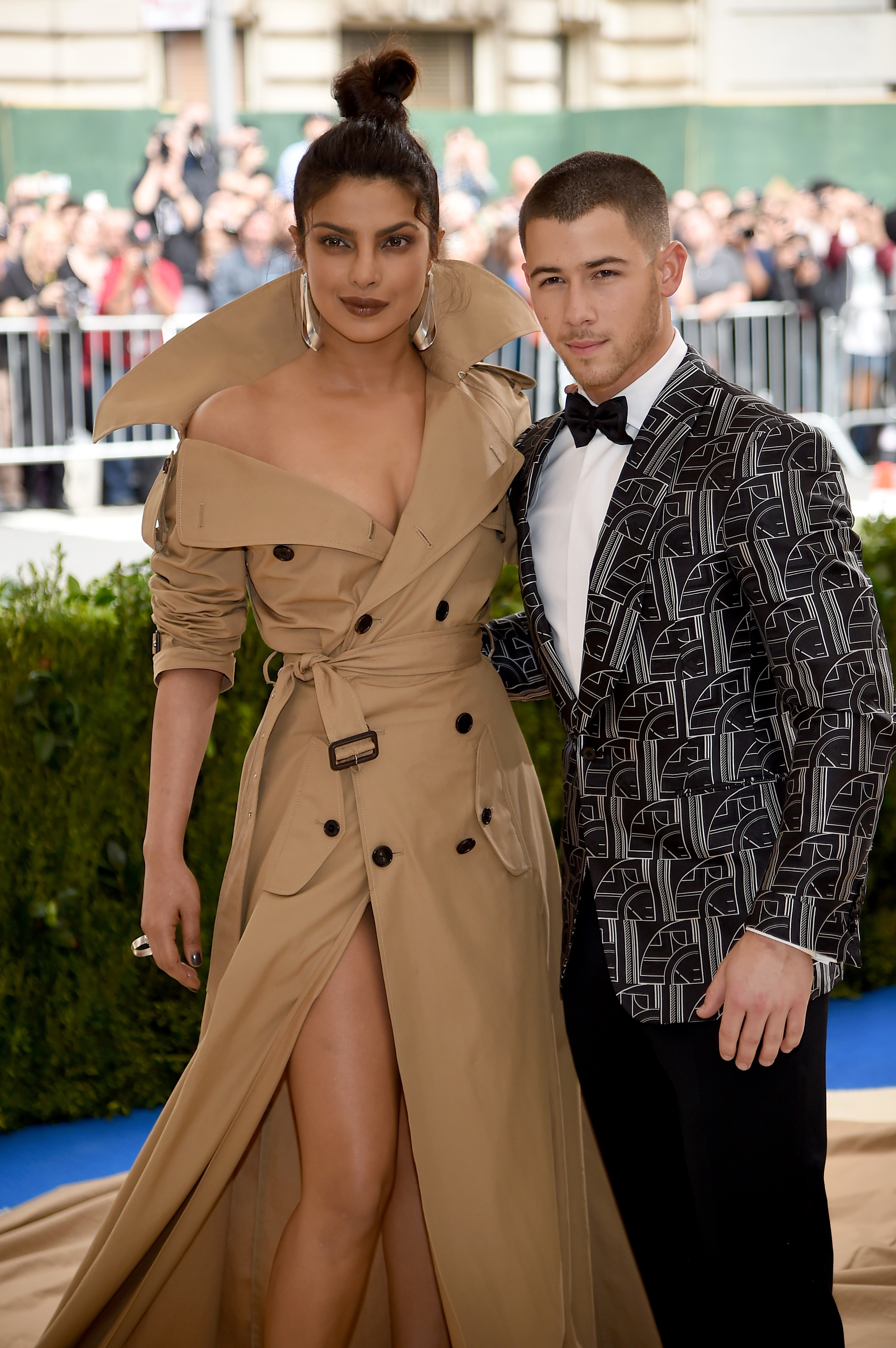 Priyanka Chopra and Nick Jonas at the 2017 Met Gala on May 1 in New York. | Source: Getty Images