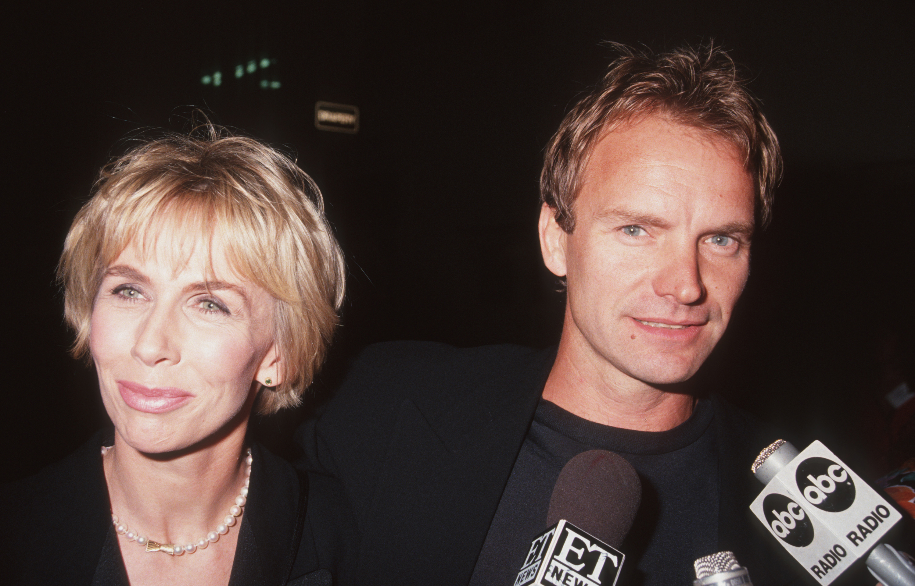 Trudie Styler and Sting during the 1st Annual Environmental Awards in Culver City, California, 1991. | Source: Getty Images