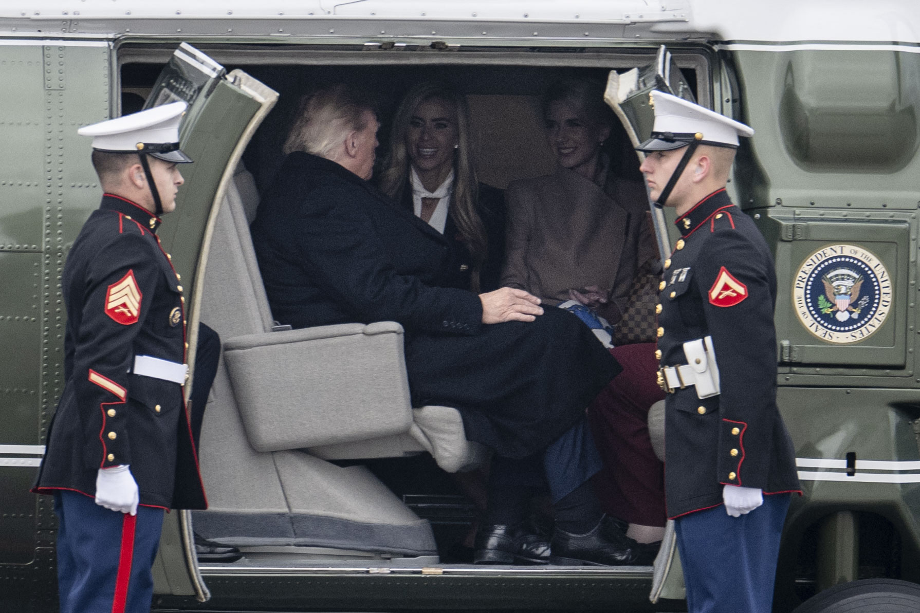 Trump made his comments about Zacharia while speaking with reporters outside the White House before leaving for campaign travel. | Source: Getty Images.