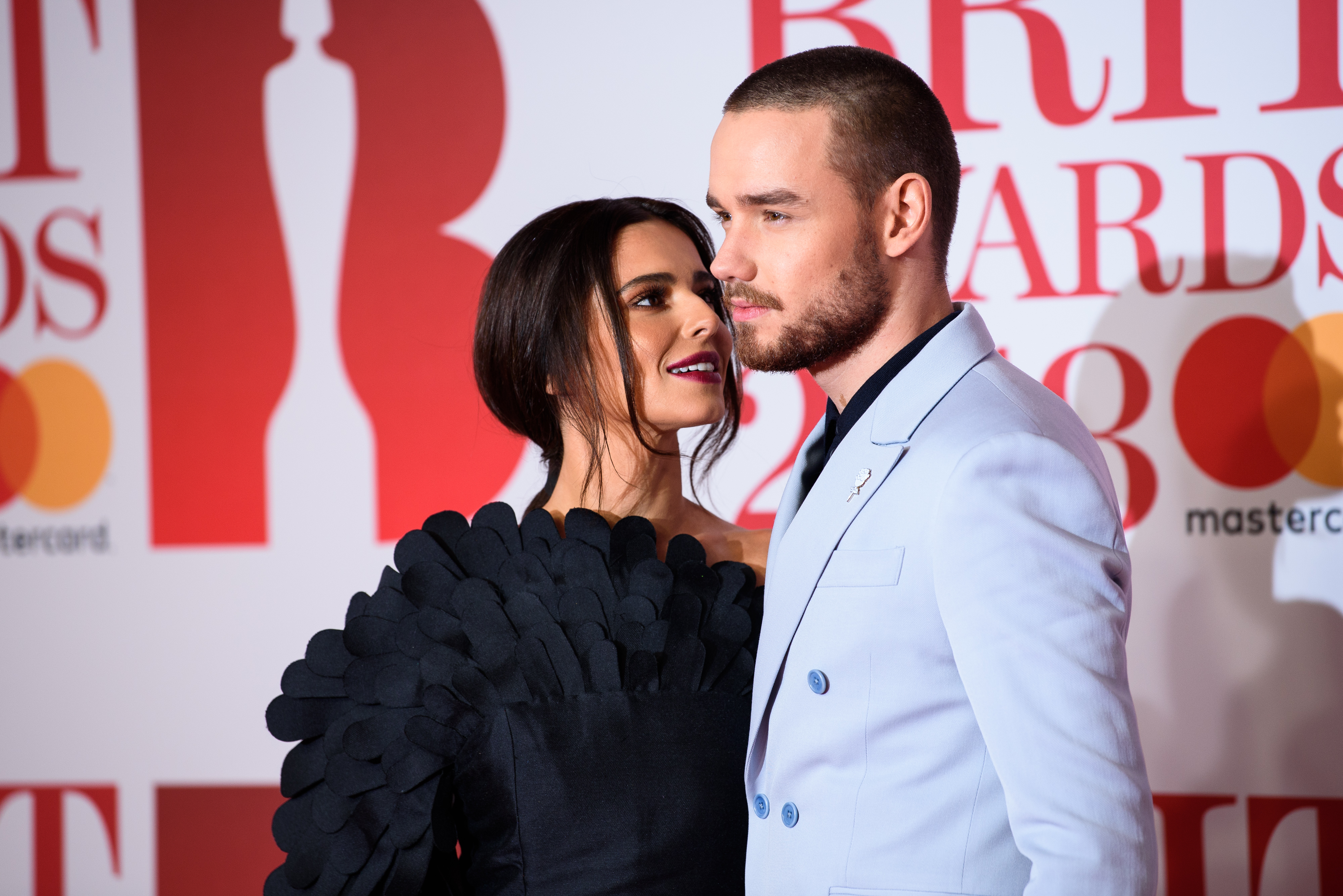 Cheryl and Liam Payne attend the BRIT Awards 2018 at The O2 Arena in London on February 21, 2018 | Source: Getty Images