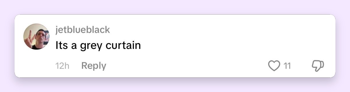 Netizen comment about Zendaya's outfit, posted on May 21, 2026. | Source: TikTok/@harpersbazaar