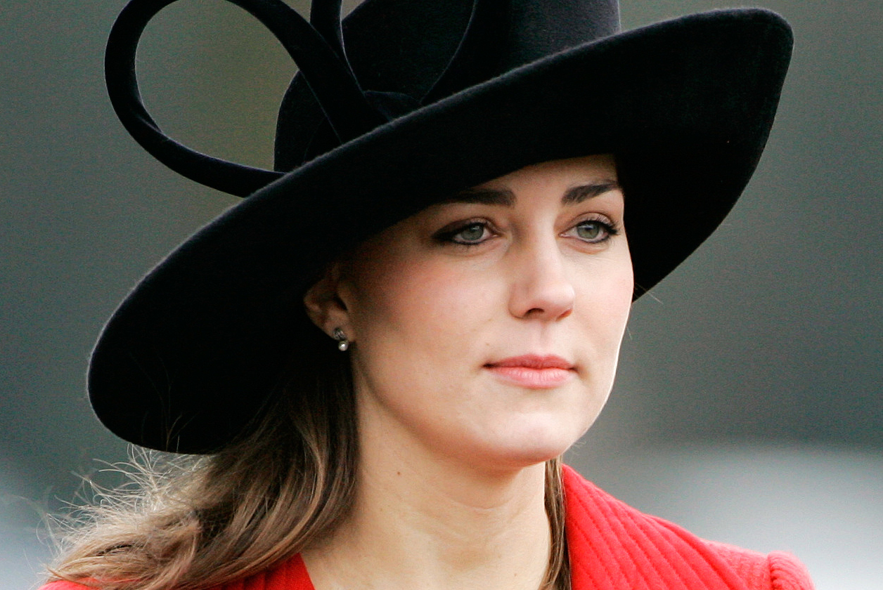 Kate Middleton at the Sovereign's Parade at Sandhurst Military Academy to watch the passing-out parade on December 15, 2006 in Surrey, England | Source: Getty Images