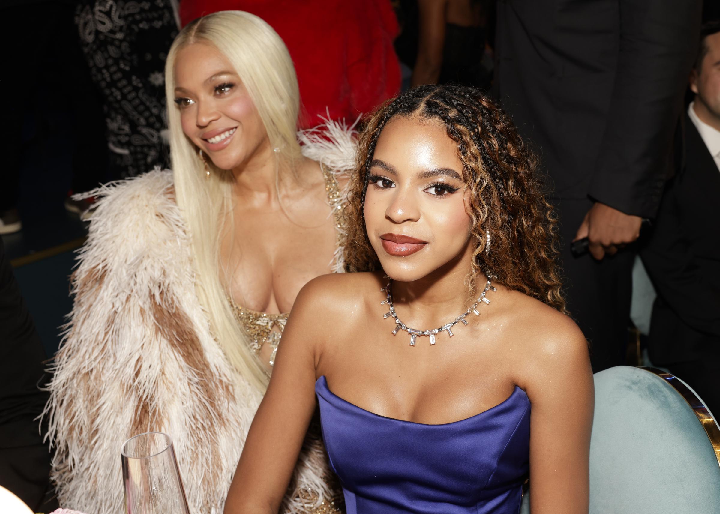 Beyoncé and Blue Ivy at the 67th Annual Grammy Awards in Los Angeles, California on February 2, 2025. | Source: Getty Images