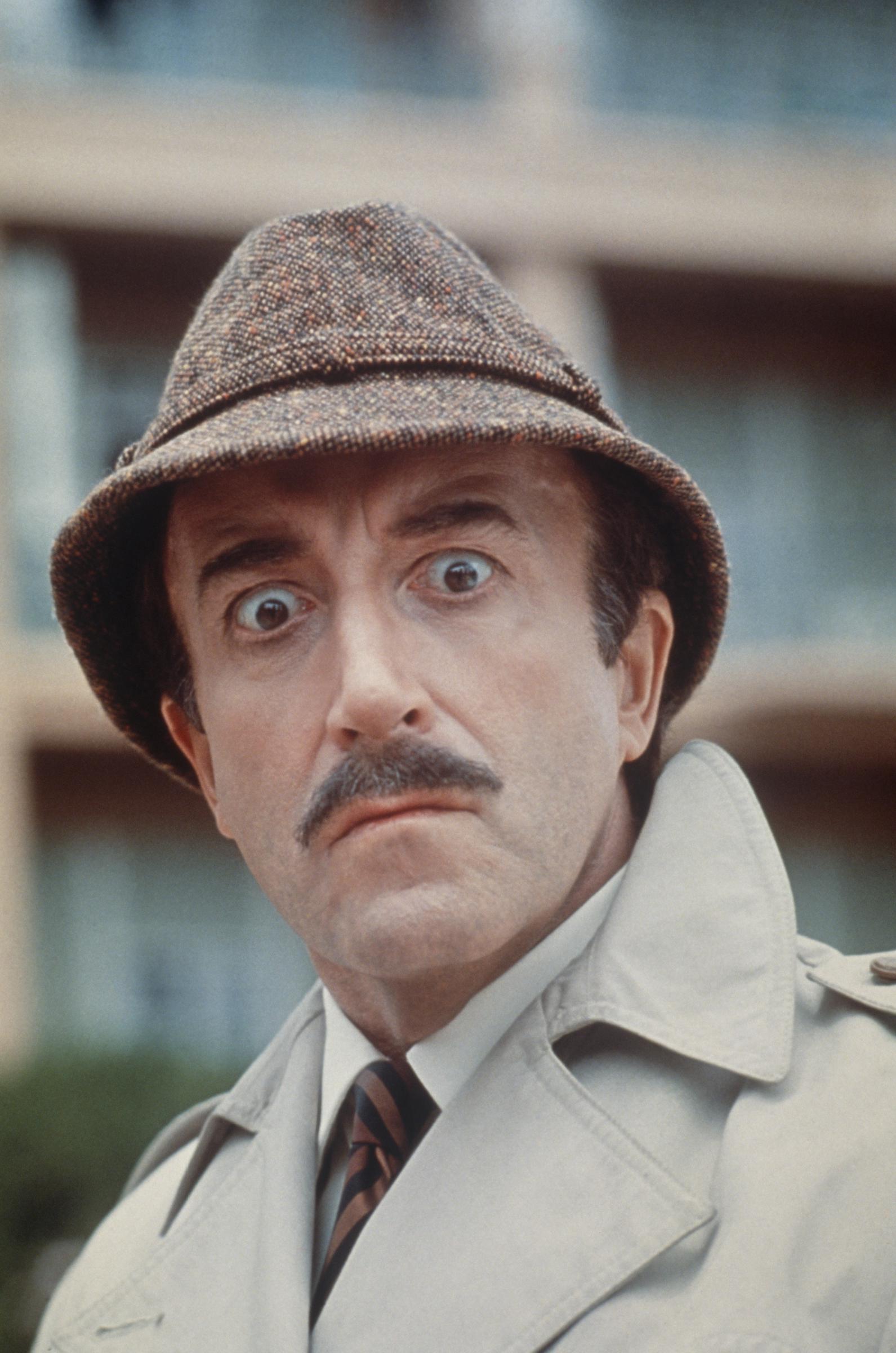 Peter Sellers as Insp Jacques Clouseau from "The Pink Panther" on the set in 1963 | Source: Getty Images