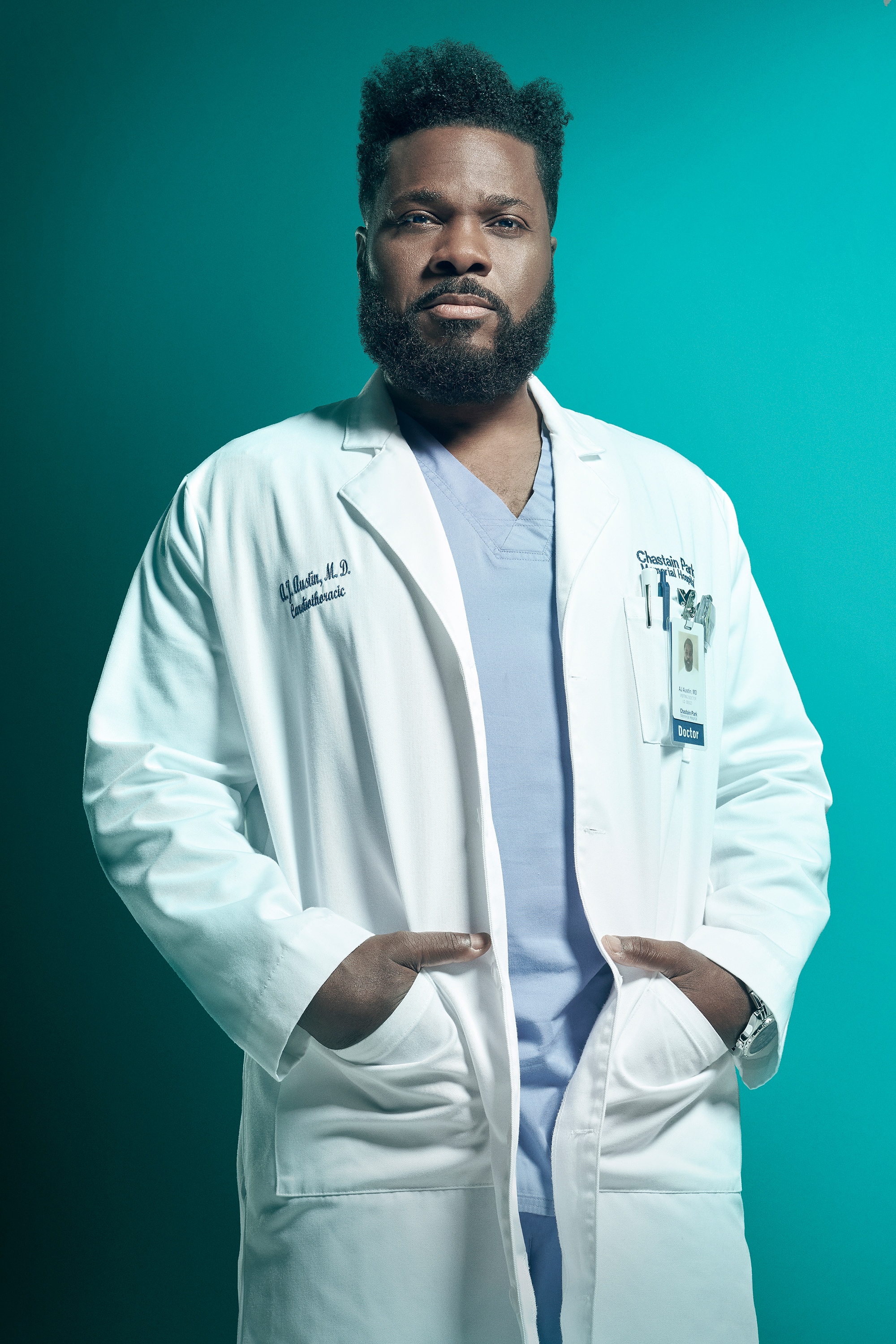 Malcolm-Jamal Warner as Dr. AJ Austin in Season Three of "The Resident," on June 2018 | Source: Getty Images