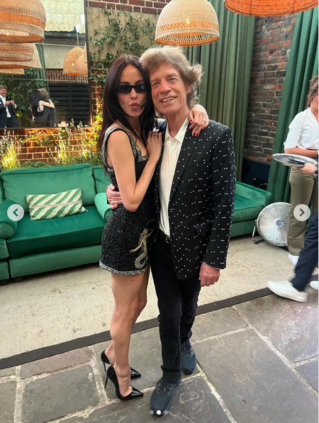 Melanie Hamrick and Mick Jagger, from a post dated July 26, 2025 | Source: Instagram/melhamrick