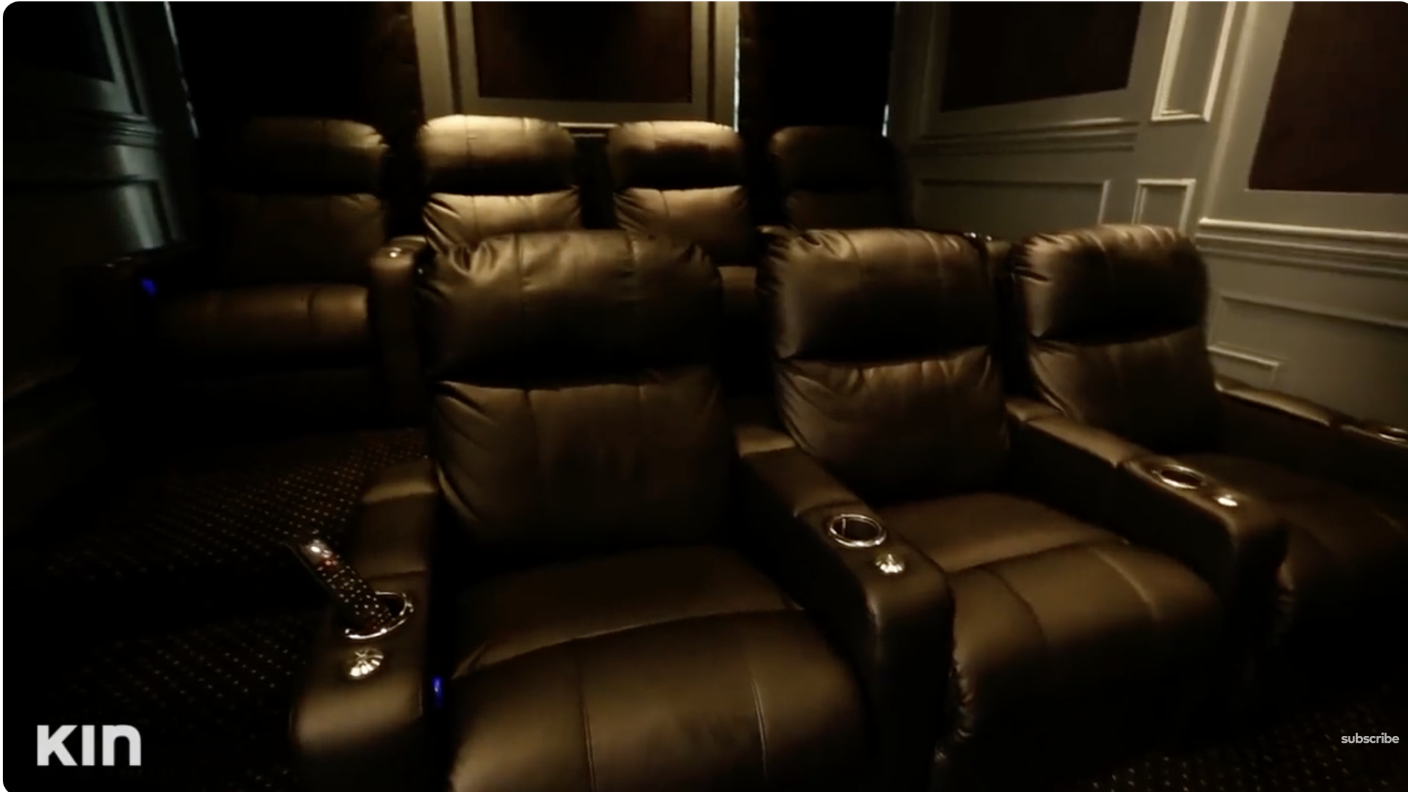 The La-Z-Boy recliners in Tia Mowry's home. | Source: YouTube/Tia Mowry's Quick Fix