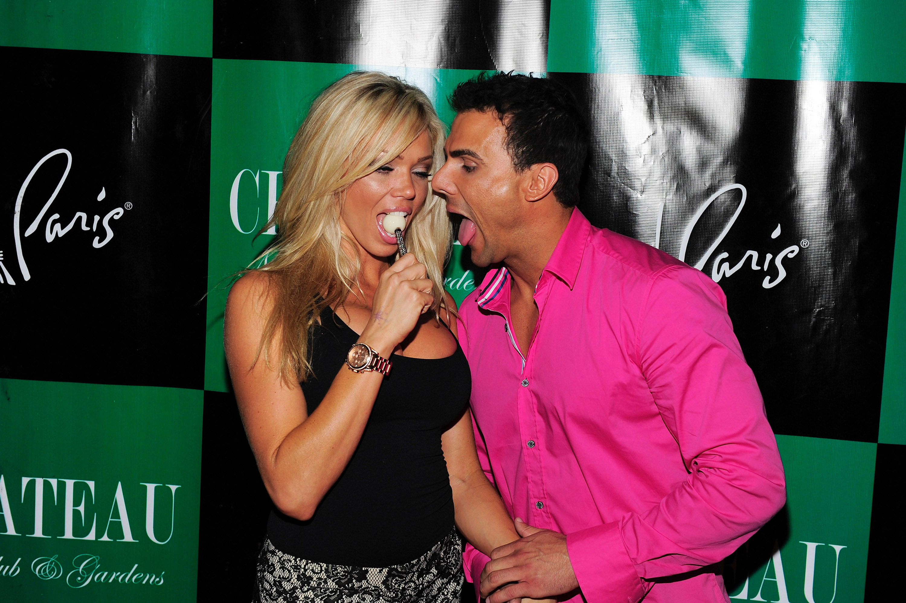 Jeremy Jackson and Loni Willison arrive for the official concert after party at Chateau Nightclub & Gardens in Las Vegas, Nevada on July 3, 2011. | Source: Getty Images