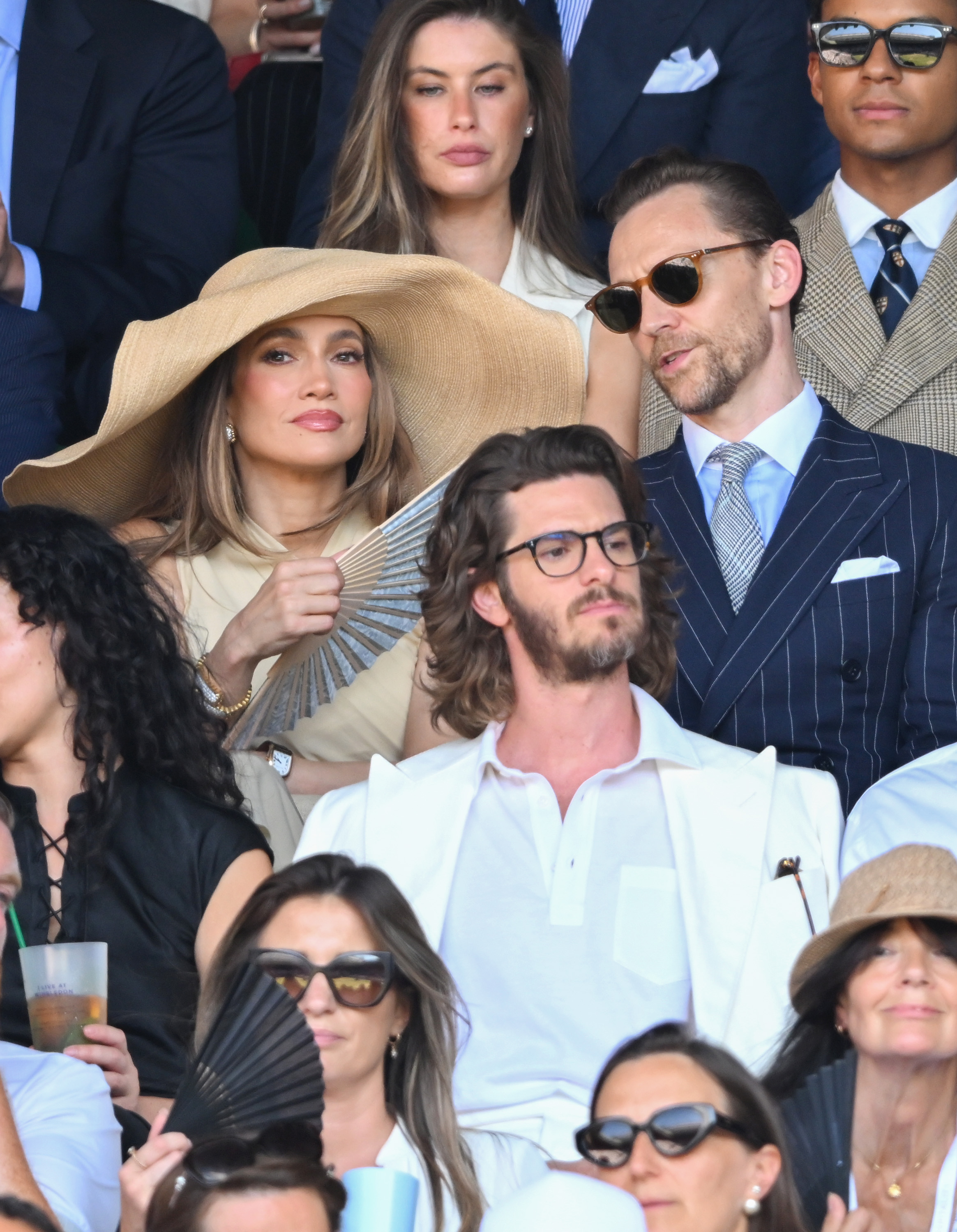The dramatic styling delivered the kind of memorable celebrity moment that Wimbledon's cameras rarely miss. It also gave online critics their clearest argument that the hat may have been too ambitious for stadium seating. | Source: Getty Images