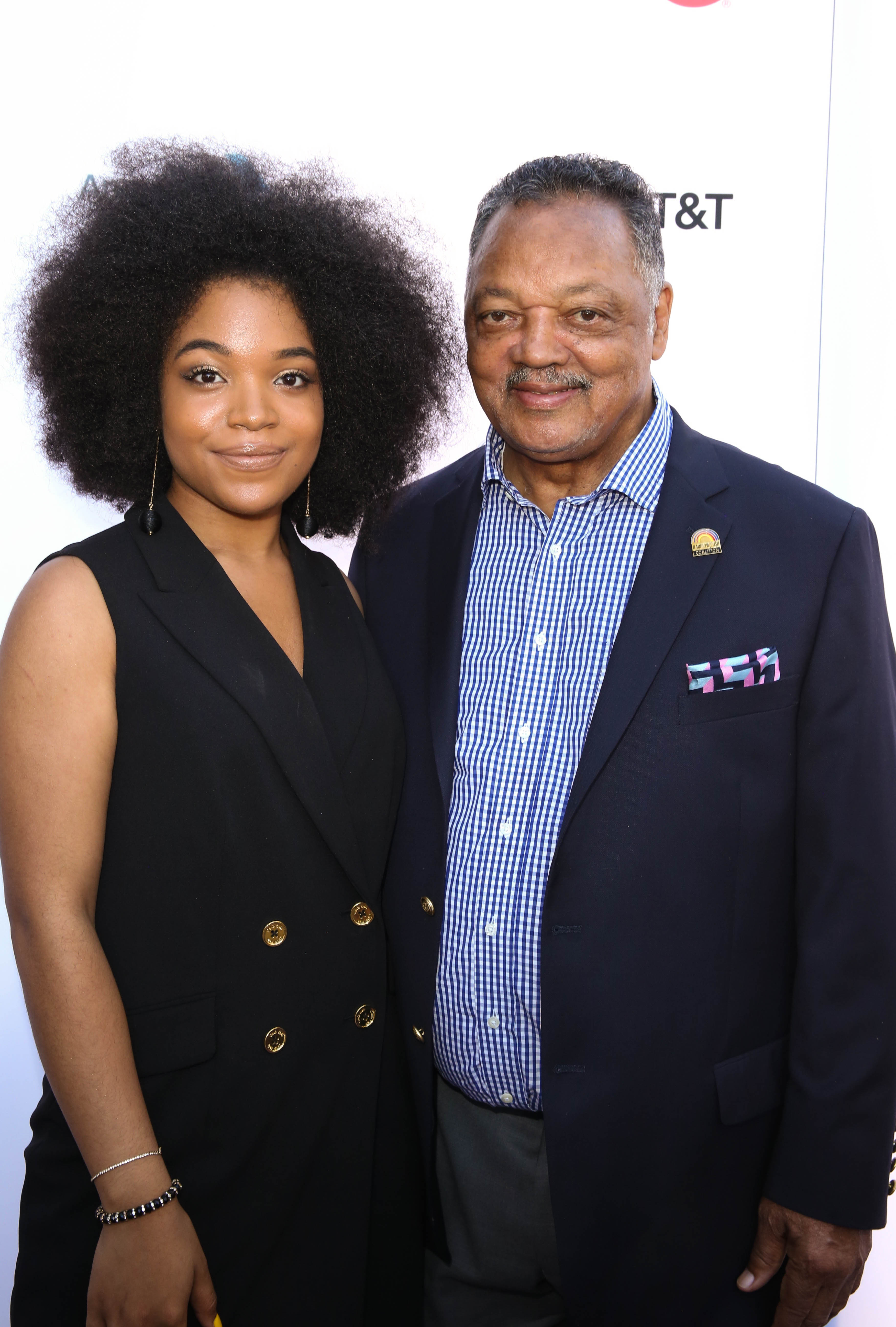 Ashley and Jesse Jackson at The HollyRod Foundation's 20th Annual DesignCare Gala in Malibu, California on July 14, 2018. | Source: Getty Images