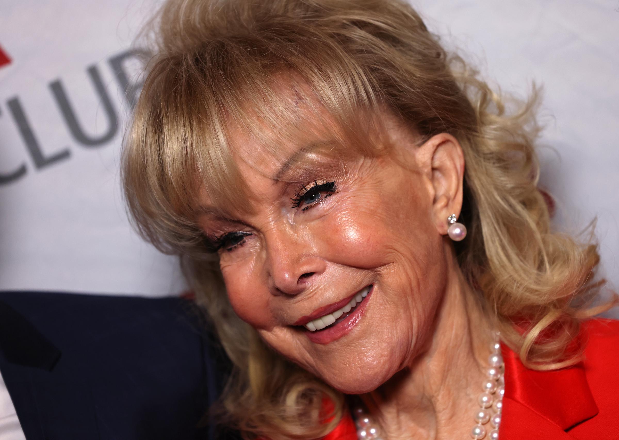 Barbara Eden smiles while attending the 16th Annual National Arts & Entertainment Journalism Awards Gala at the Millennium Biltmore Hotel in Los Angeles on December 3, 2023. | Source: Getty Images