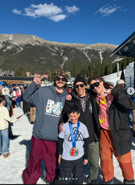 Zakaria Bel Qaid with family at a ski event, from a post dated April 5, 2026 | Source: Instagram/zakaria_skis