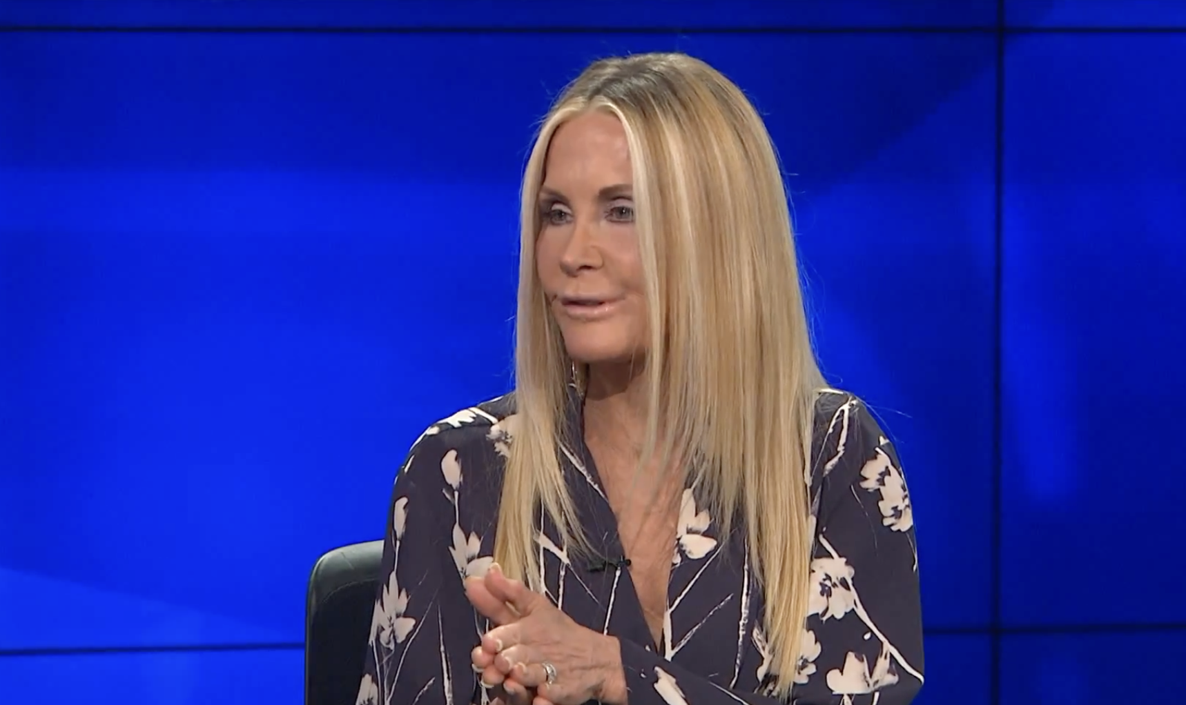 oan Van Ark appeared on television during a period when outside observers continued to speculate about her appearance, though opinions from cosmetic surgeons were based only on publicly available images rather than any confirmed medical information. | Source: YouTube/KTLA 5