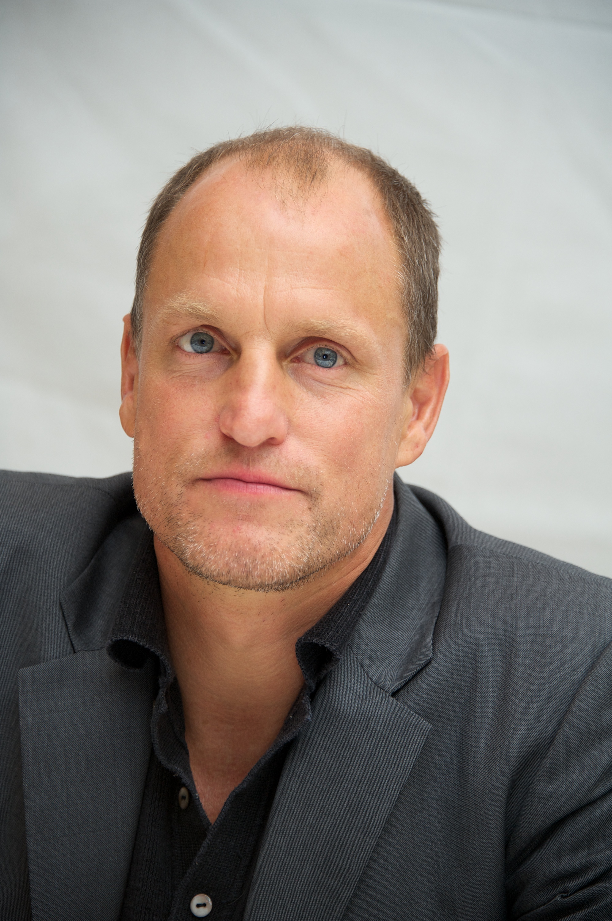 Woody Harrelson at the "Seven Psychopaths" press conference at the Shangri-La Hotel in Toronto, Canada, on September 8, 2012. | Source: Getty Images