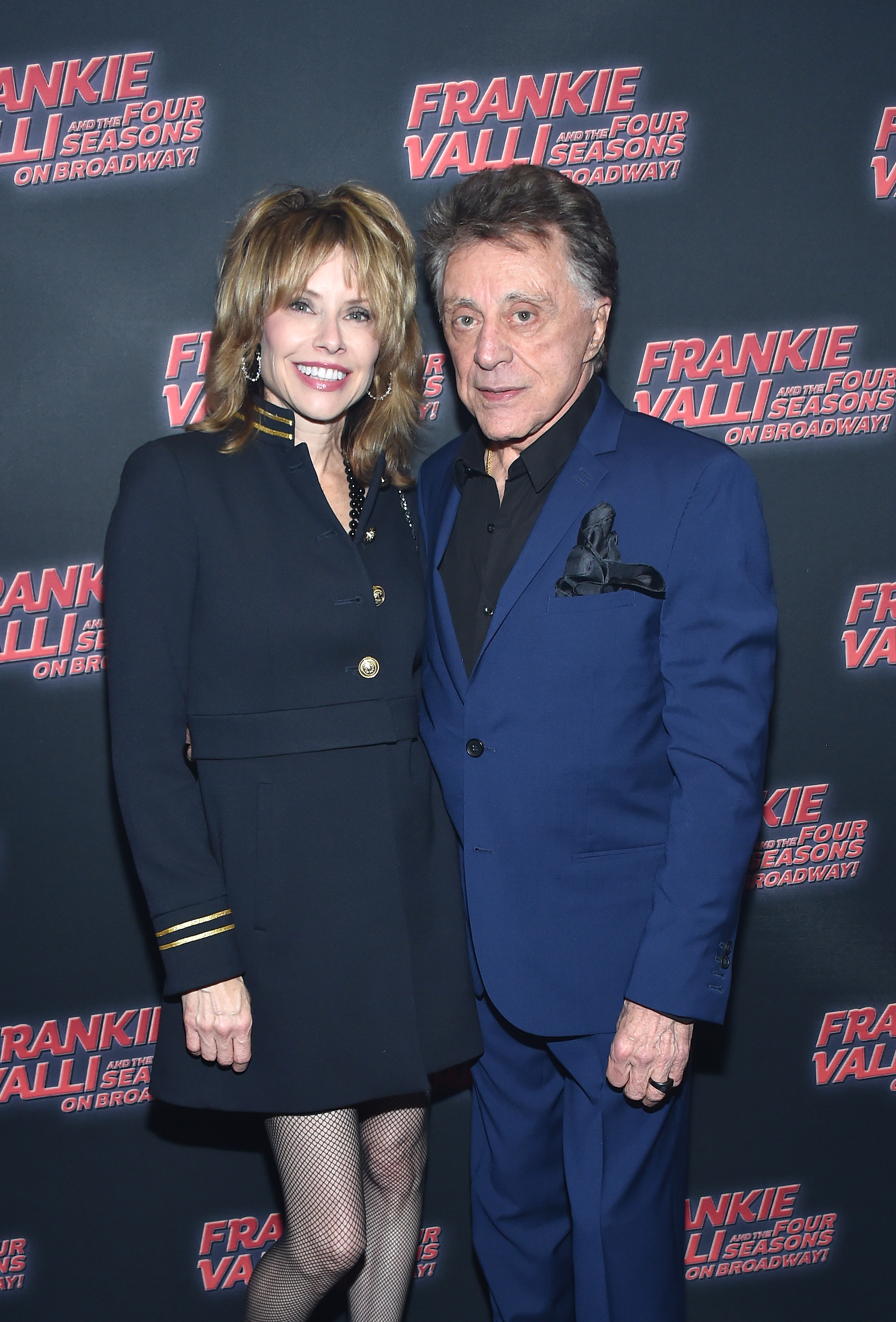 Jackie Jacobs and Frankie Valli at "Frankie Valli and the Four Seasons" Broadway opening night at Lunt-Fontanne Theatre on October 21, 2016, in New York. | Source: Getty Images