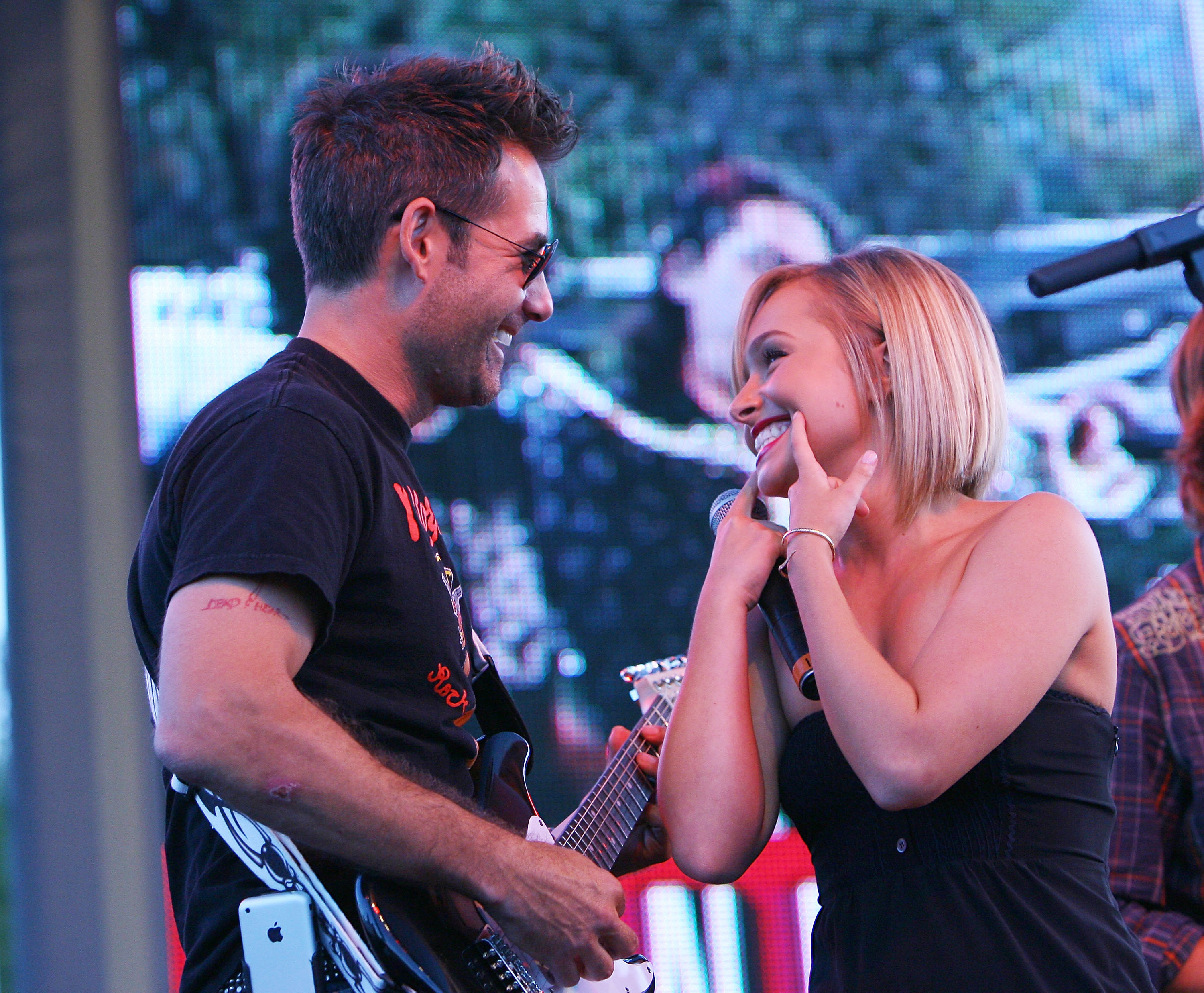Hayden Panettiere candidly shared that she was still a work in progress during her final interview. At this event, she performed onstage with Adrian Pasdar at the "Netflix Live! On Location" concert series featuring "The Band From TV" at The Autry National Center of the American West on August 9, 2008, in Los Angeles, California. | Source: Getty Images