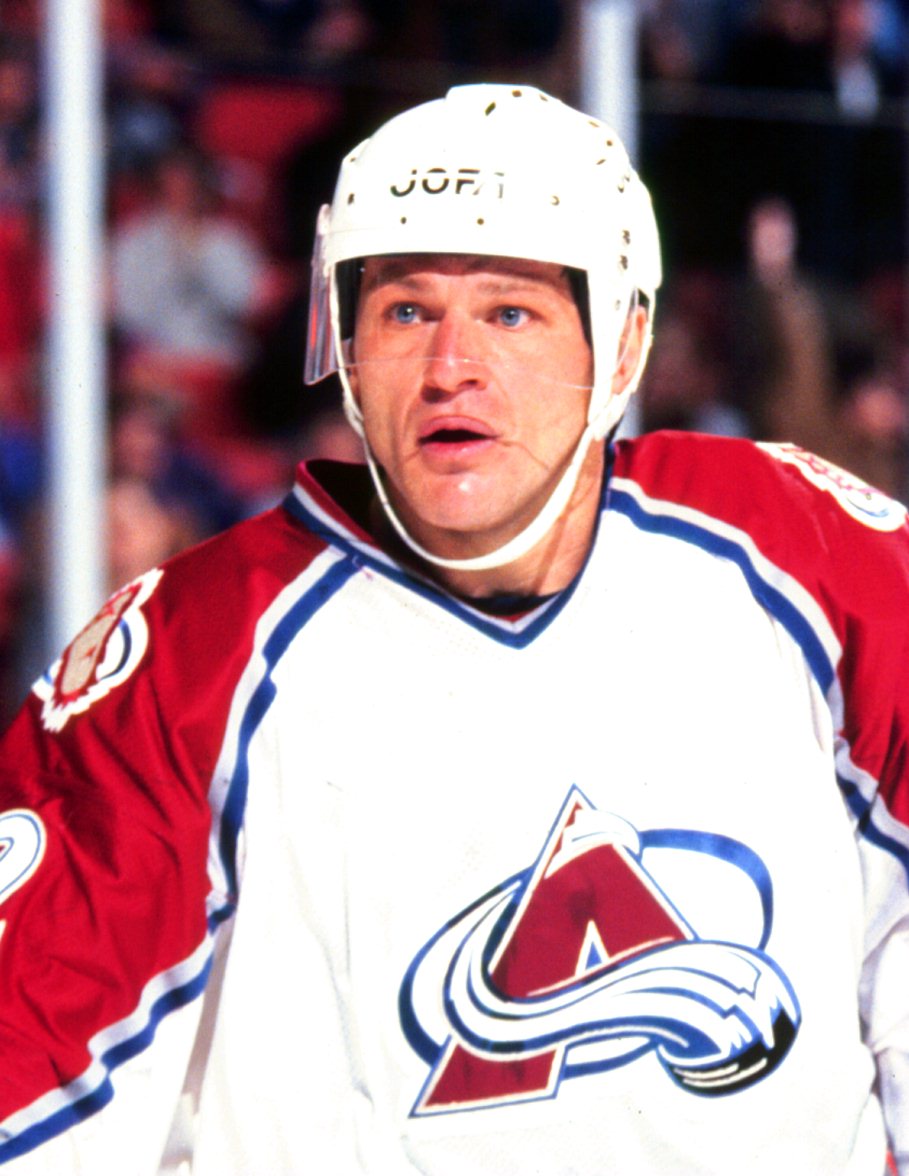 Claude Lemieux of the Avalanche. | Source: Getty Images