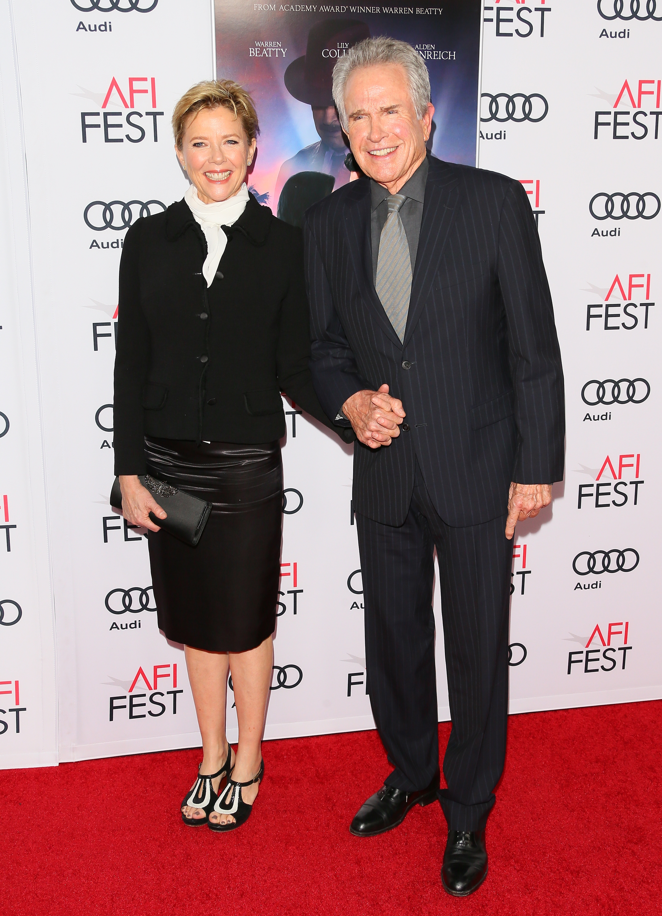 Warren Beatty and Annette Bening attend the premiere of "Rules Don't Apply" during AFI FEST 2016 Presented By Audi at TCL Chinese Theatre on November 10, 2016, in Hollywood, California | Source: Getty Images