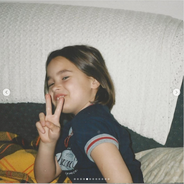 A screenshot of the famous actress as a child from a post dated September 14, 2024. | Source: Instagram/ddlovato